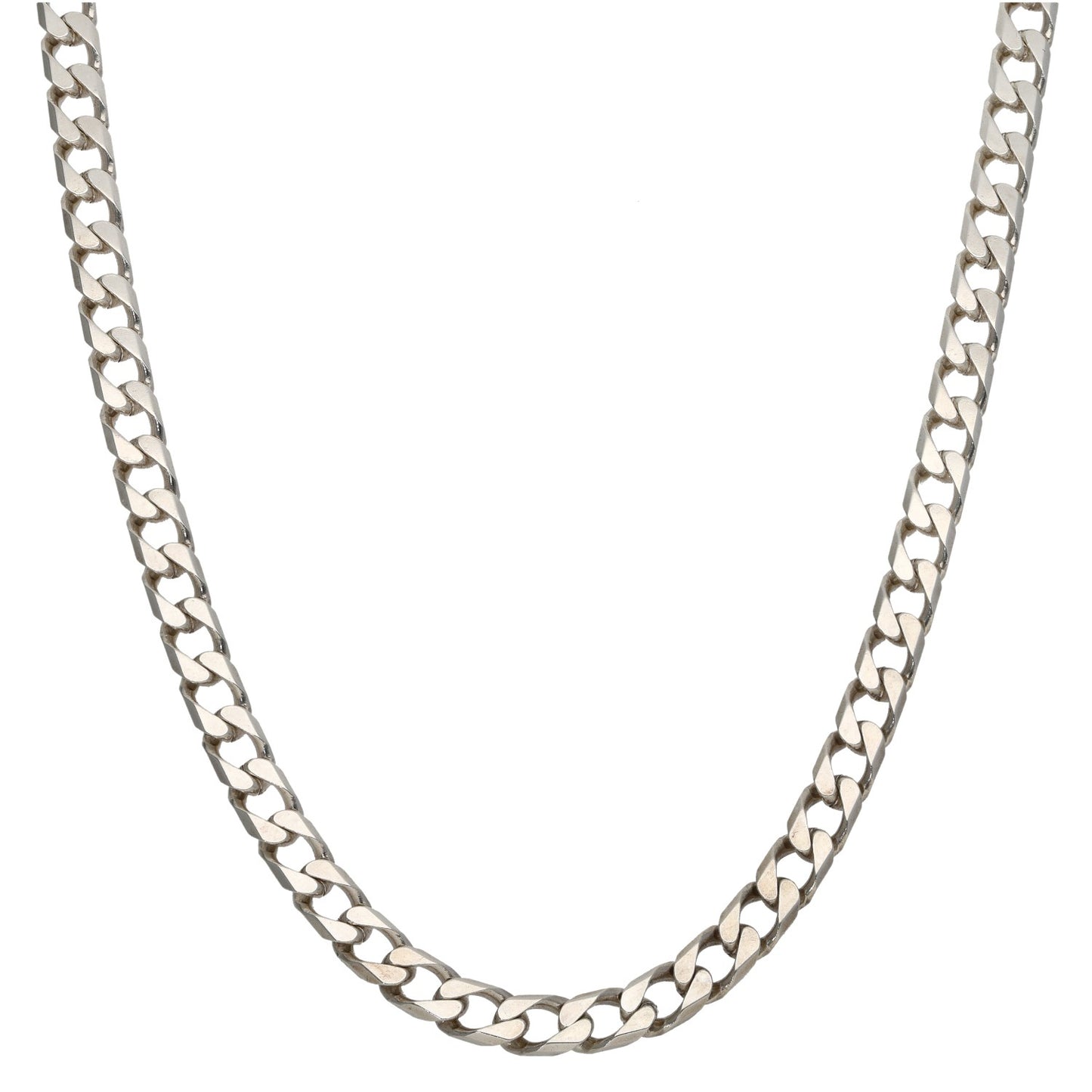 Sterling Silver Curb Chain 21"