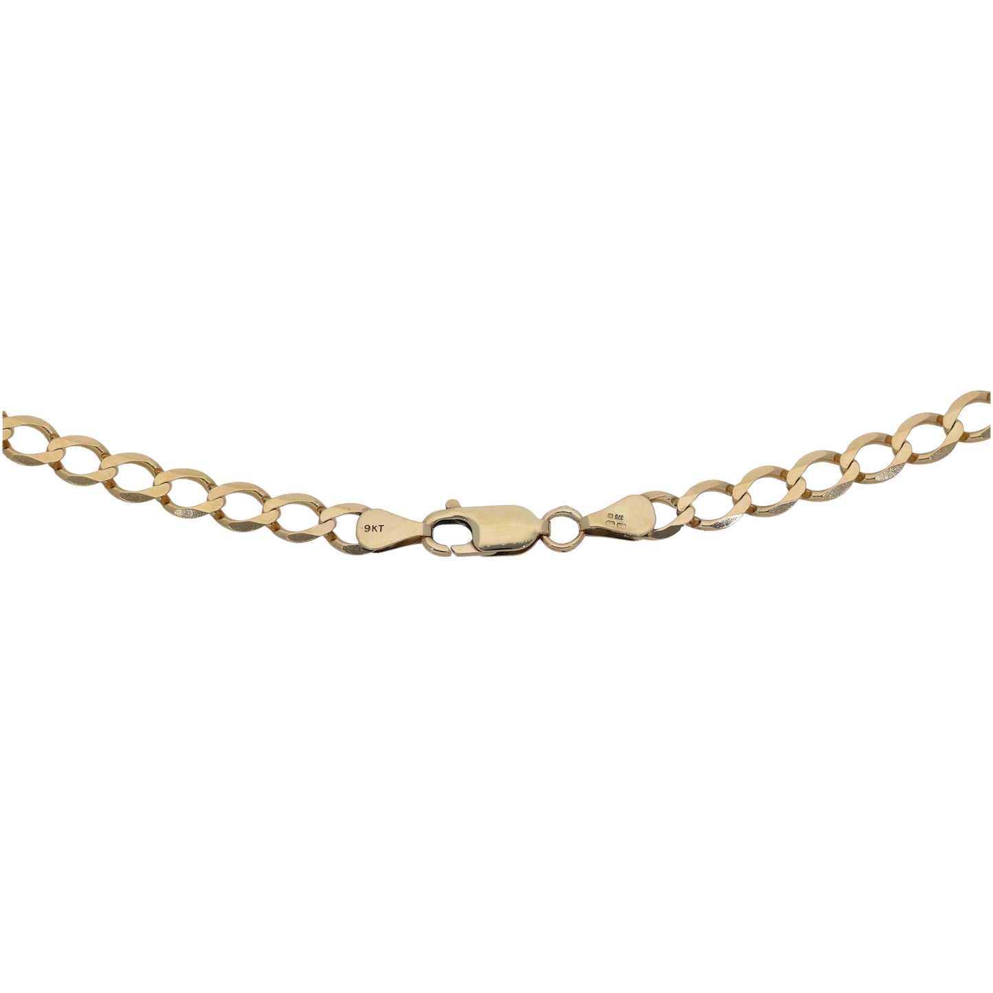 9ct Gold Curb Chain 20"