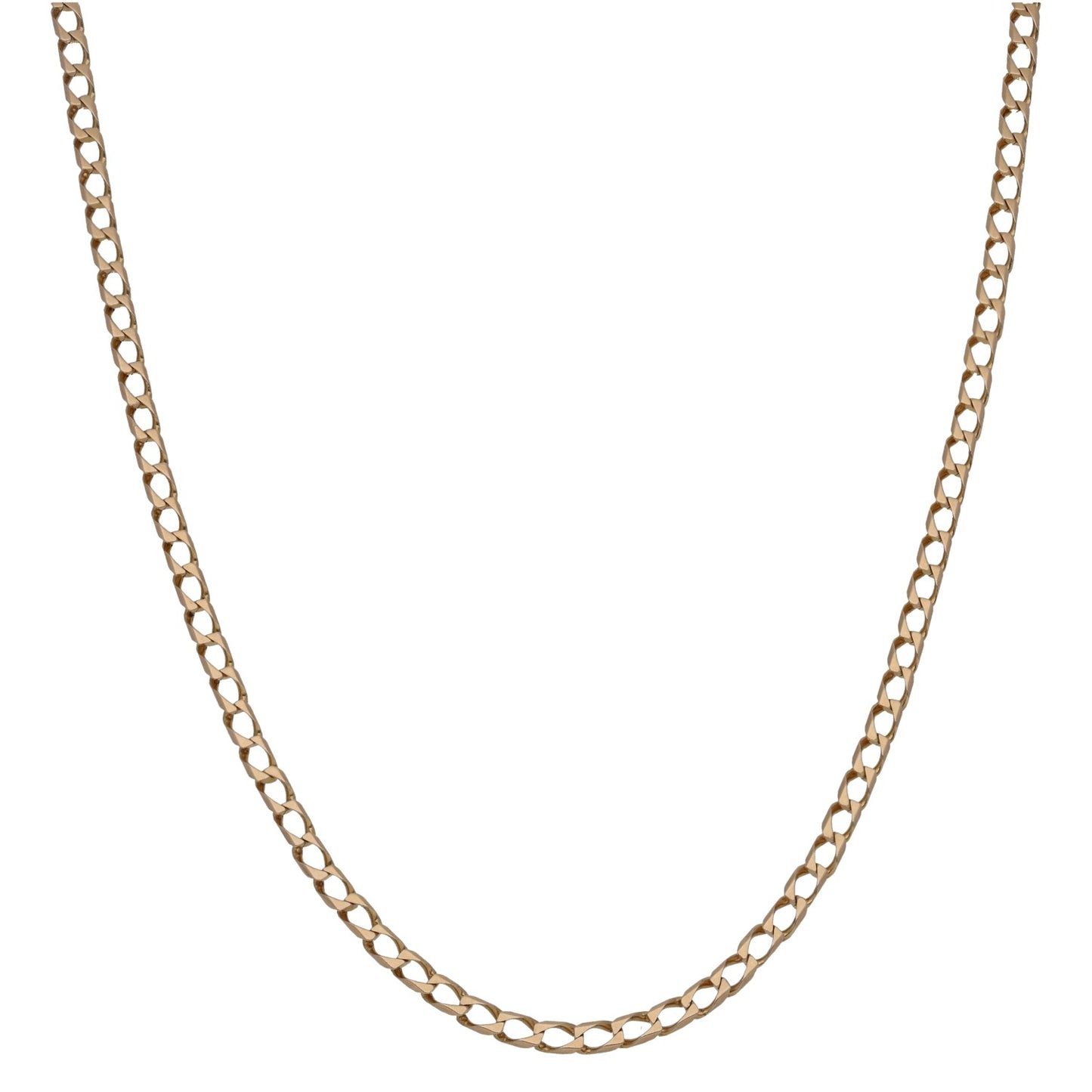 9ct Gold Curb Chain 20"