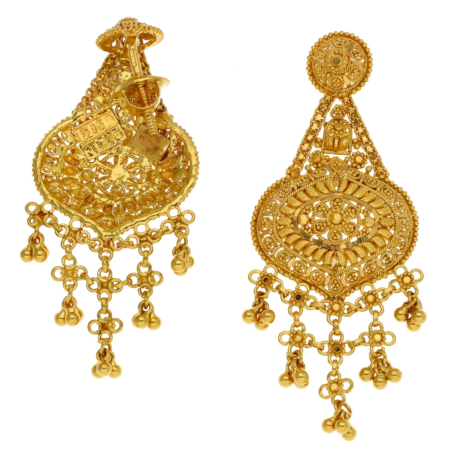 22ct Gold Dress/Cocktail Earrings