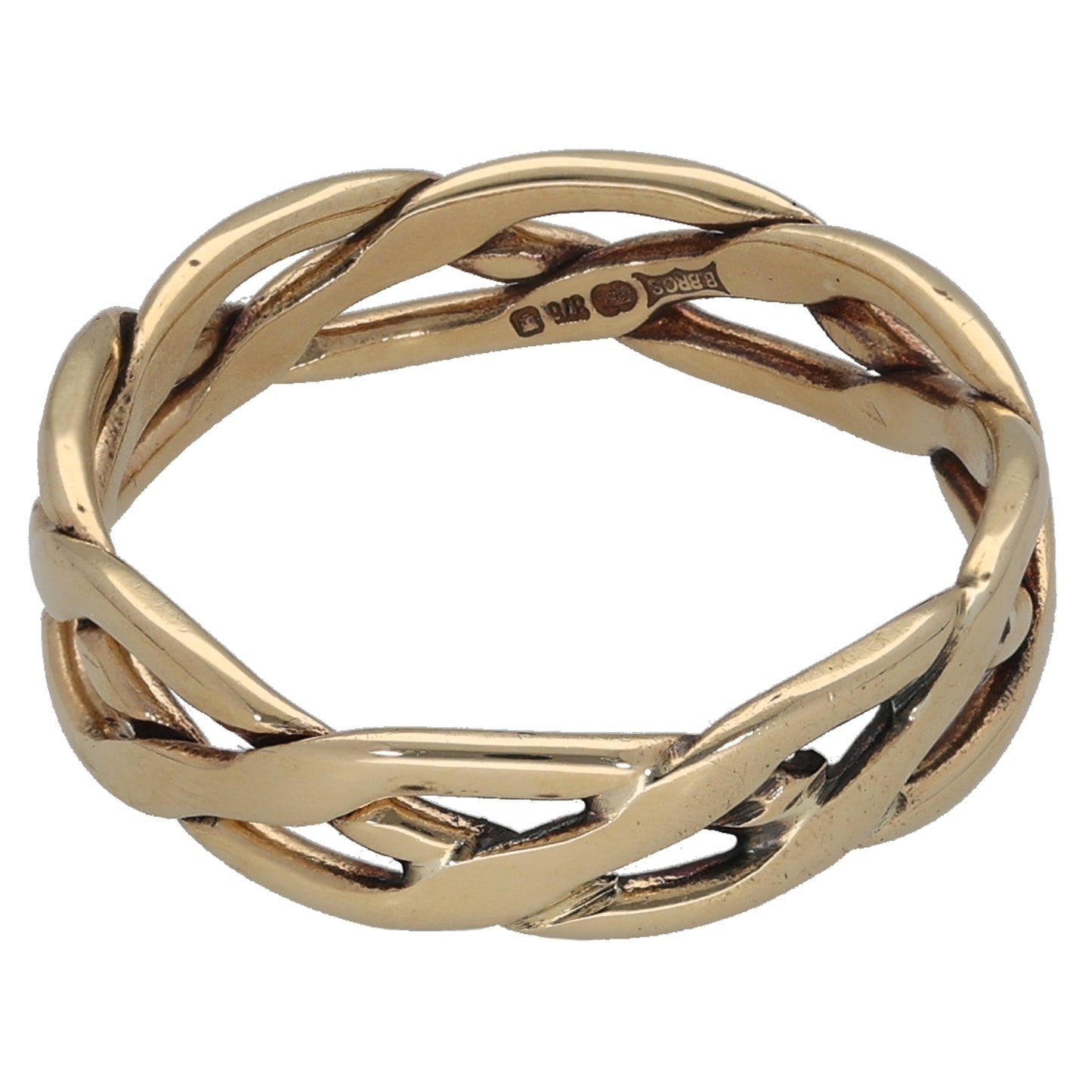 9ct Gold Alternative Ring Size M