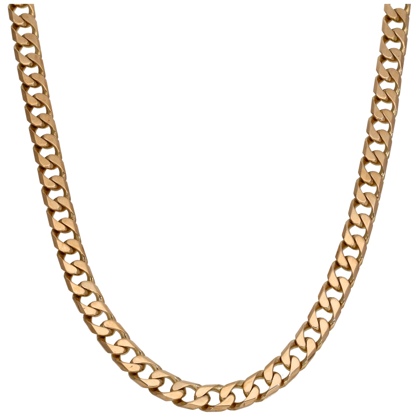 9ct Gold Curb Chain 20"