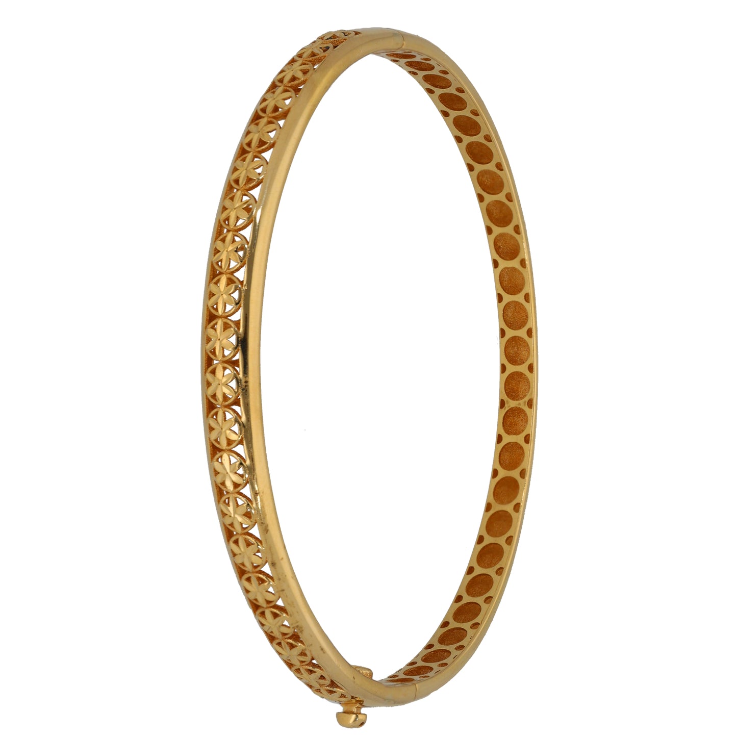 18ct Gold Hinged/Clasp Bangle