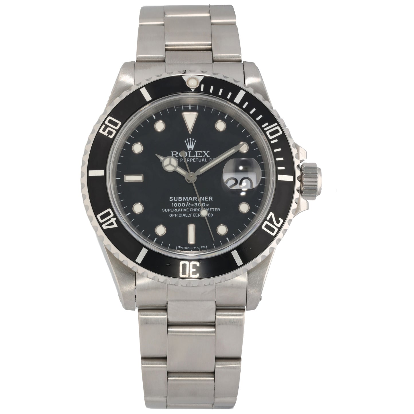 Rolex Submariner 16610 40mm Stainless Steel Watch