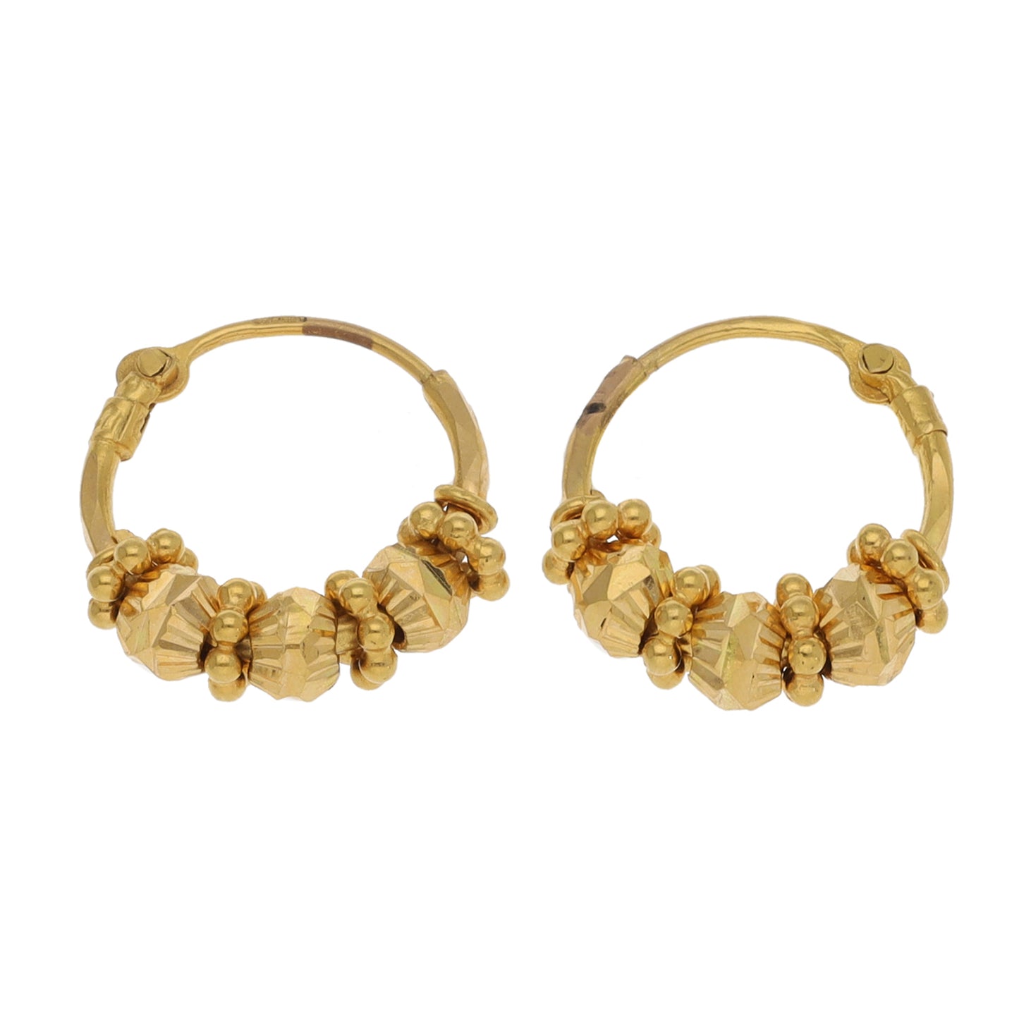 22ct Gold Hoop Earrings