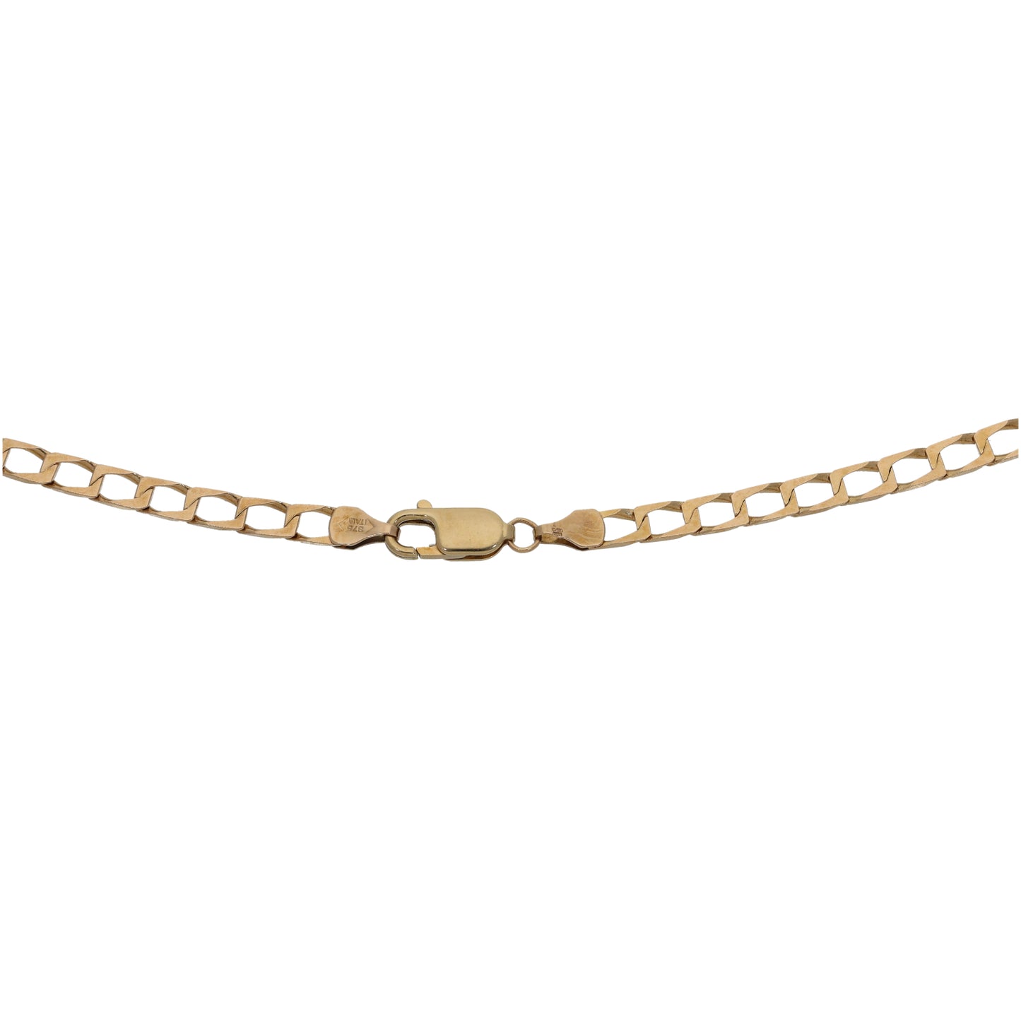 9ct Gold Curb Chain 16"