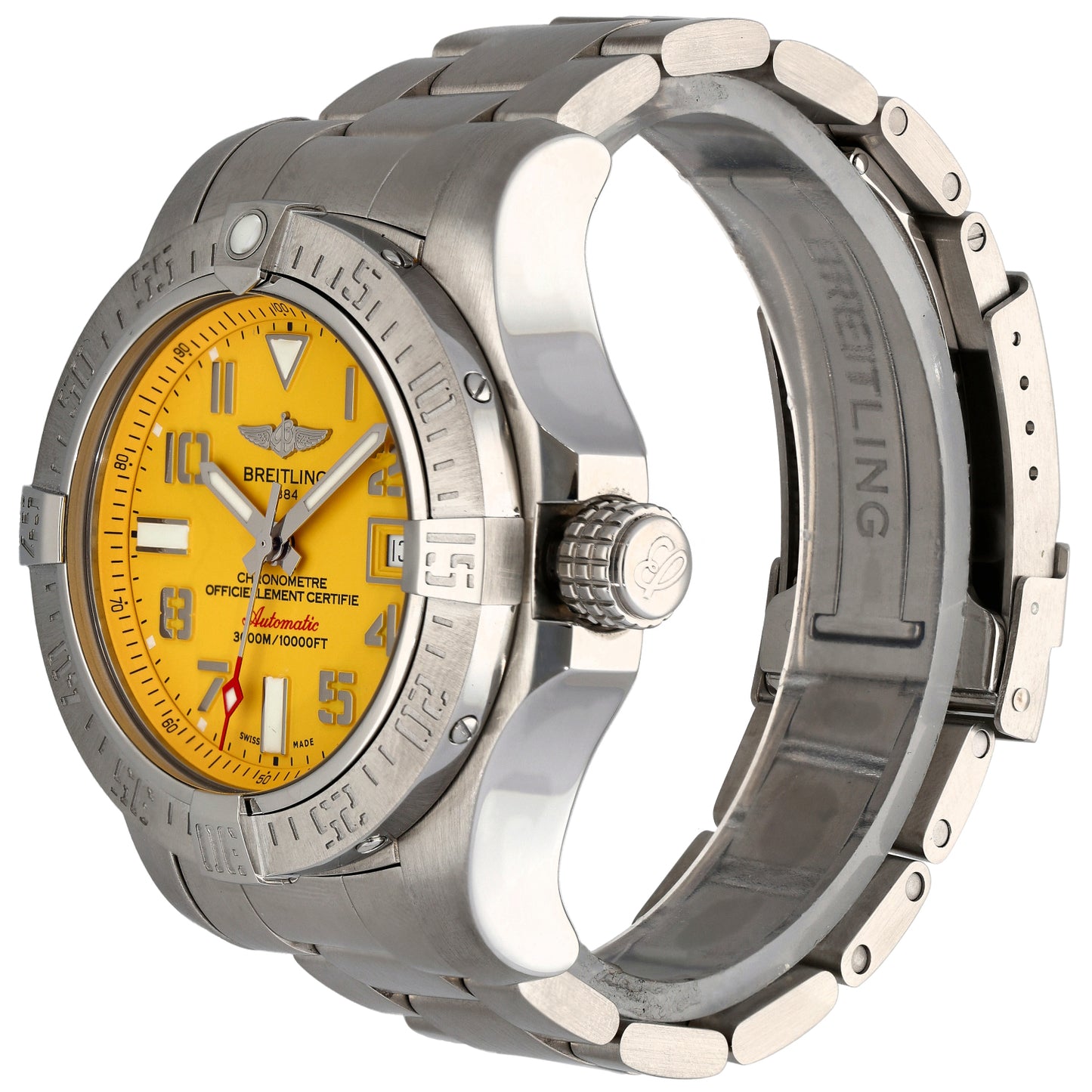 Breitling Avenger II Seawolf A17331 45mm Stainless Steel Watch