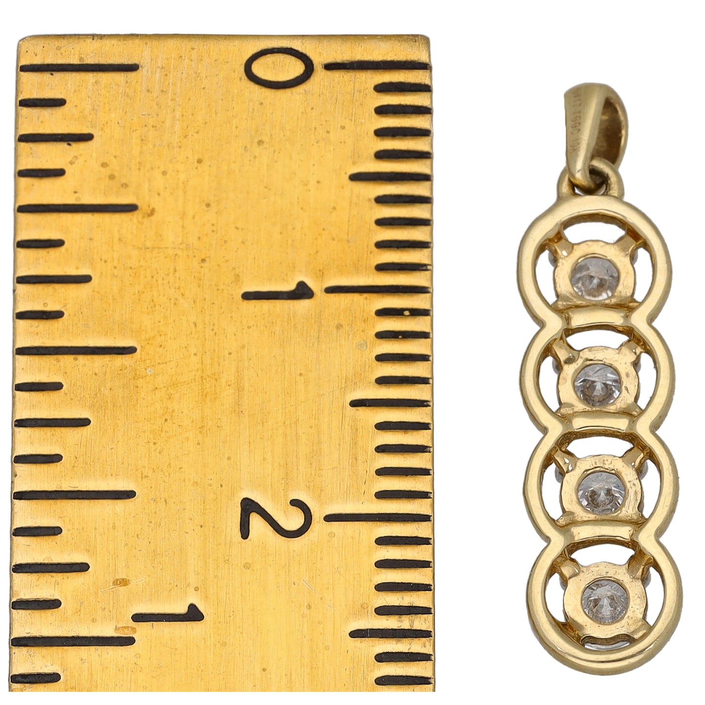 9ct Gold 0.60ct Diamond Dress/Cocktail Pendant