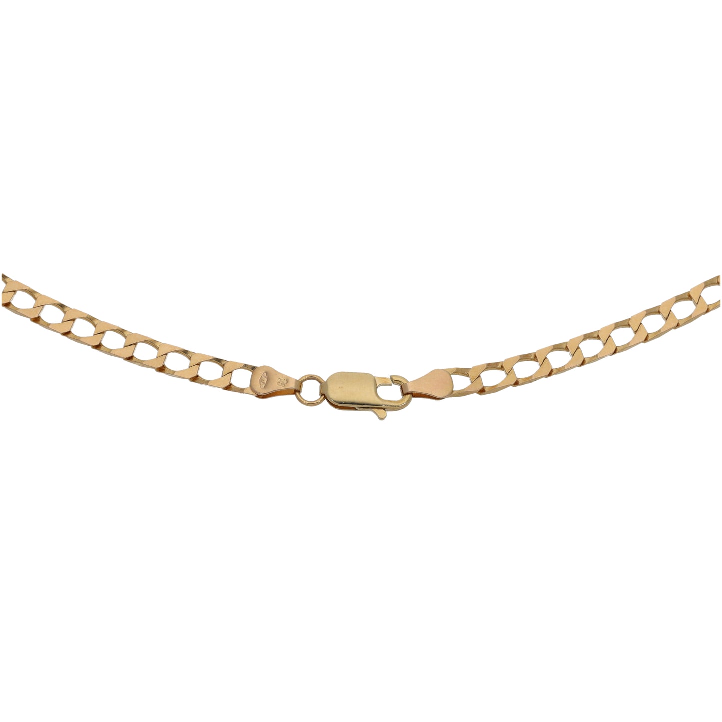 9ct Gold Curb Chain 20"
