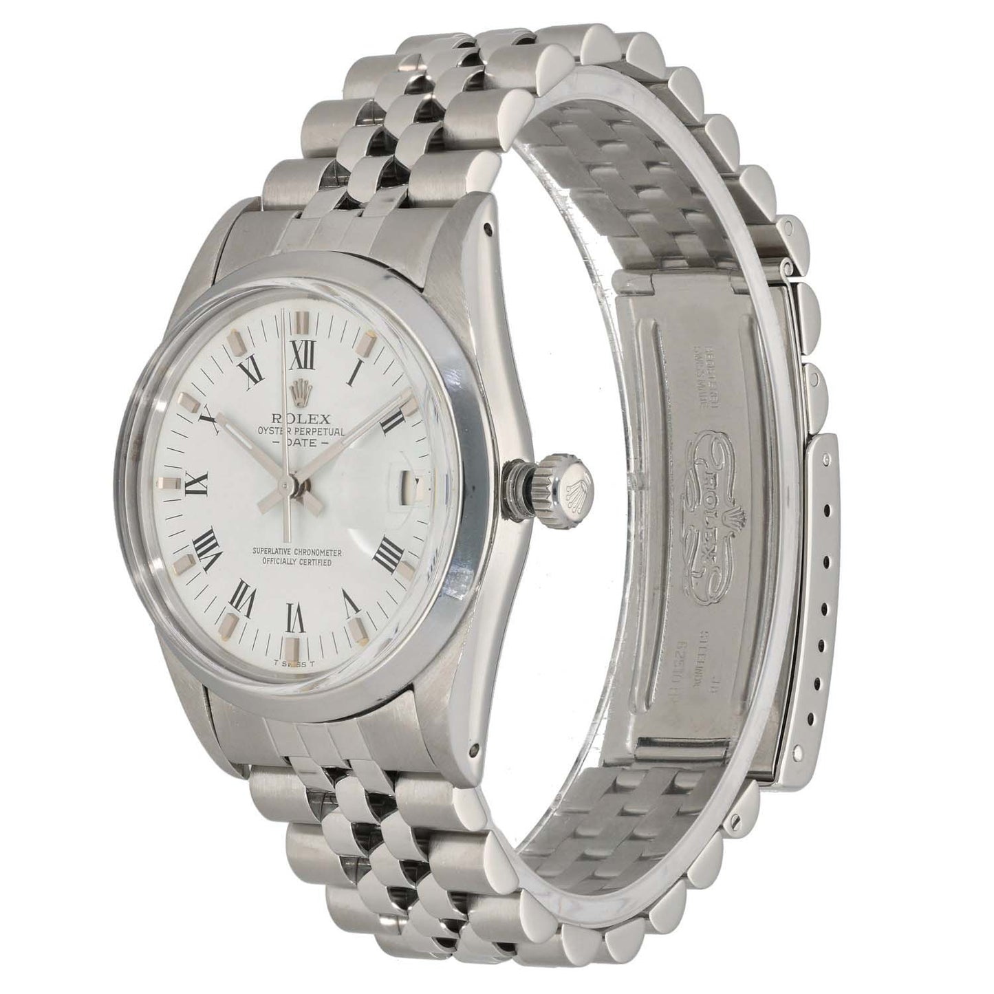 Rolex Date 15000 34mm Stainless Steel Watch