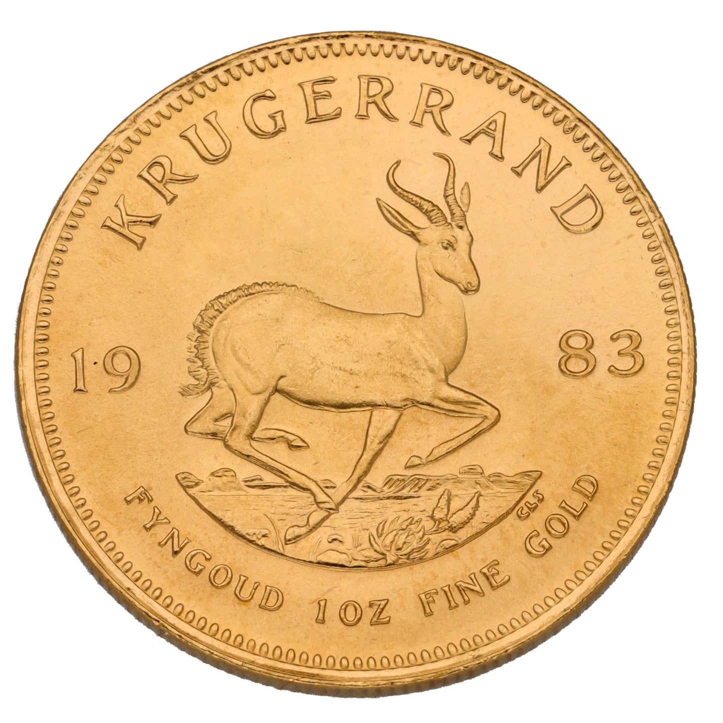 22ct Gold 1 OZ Krugerrand Coin 1983