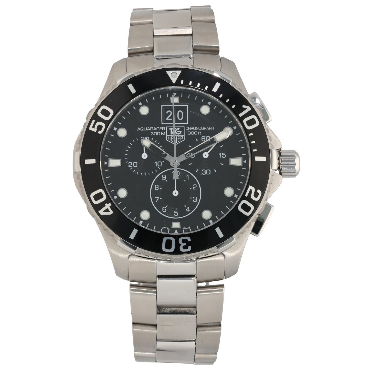 Tag Heuer Aquaracer CAN1010 44mm Stainless Steel Watch