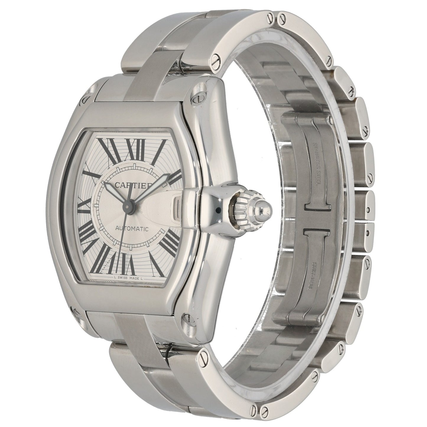 Cartier Roadster W62025V3 38.5mm Stainless Steel Watch
