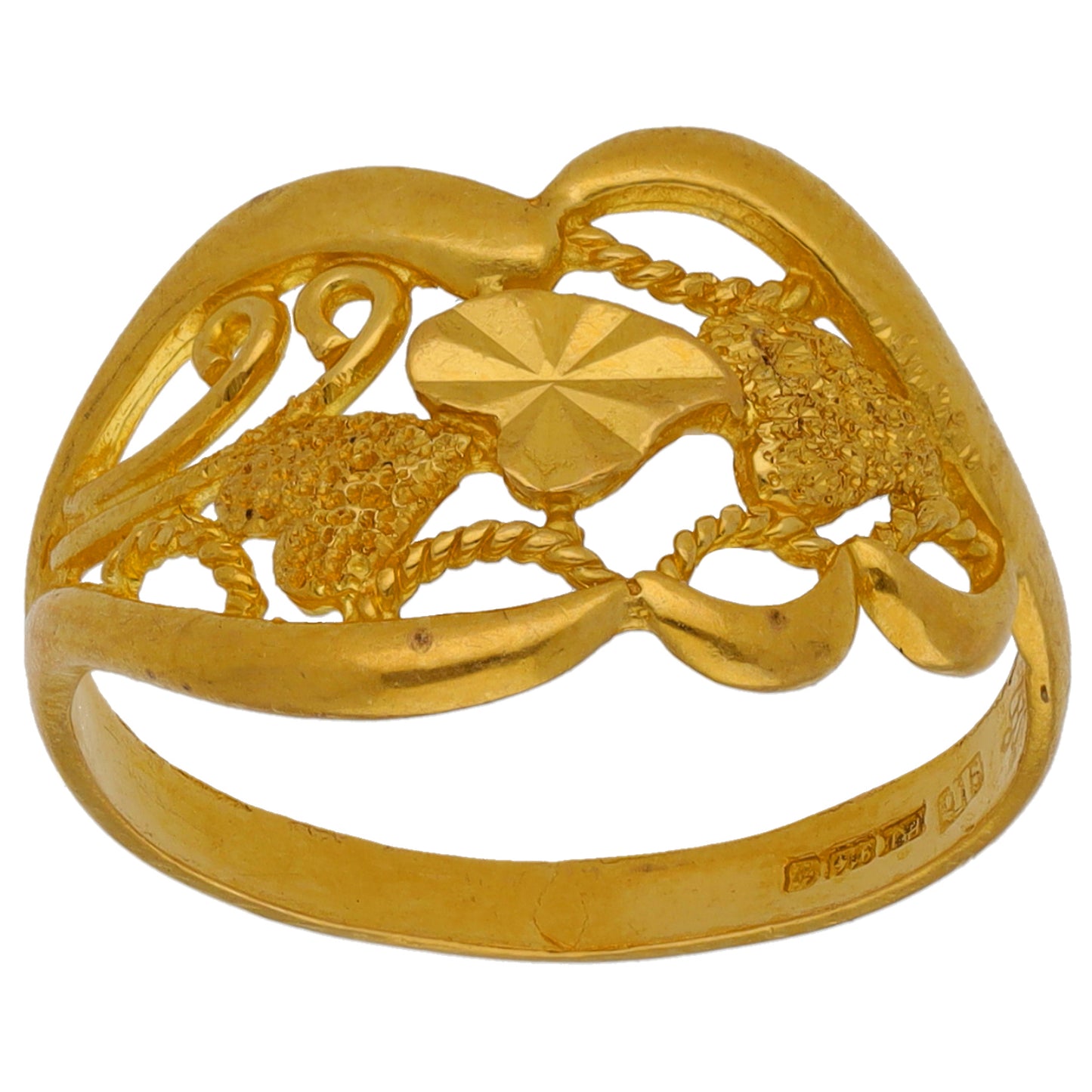 22ct Gold Alternative Ring Size O