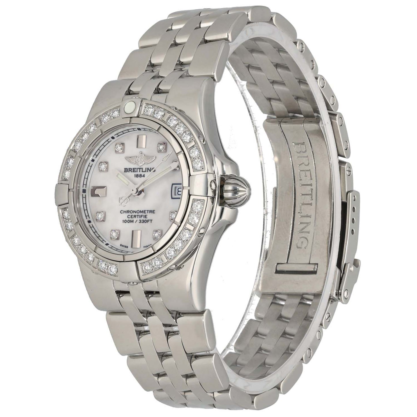 Breitling Starliner A71340 30mm Stainless Steel Watch