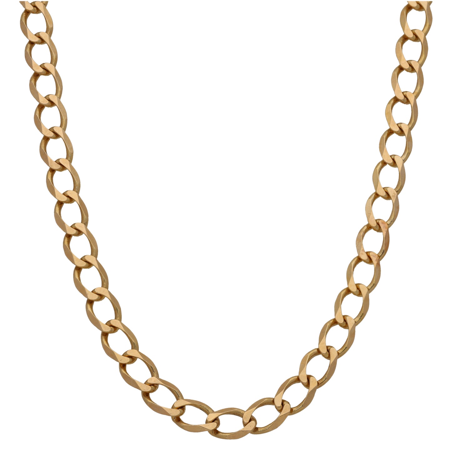 9ct Gold Curb Chain 20"