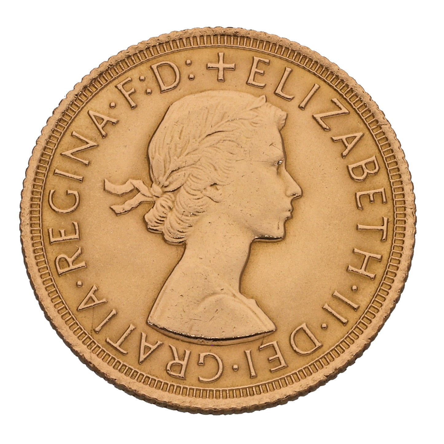 22ct Gold Queen Elizabeth II Full Sovereign Coin 1967