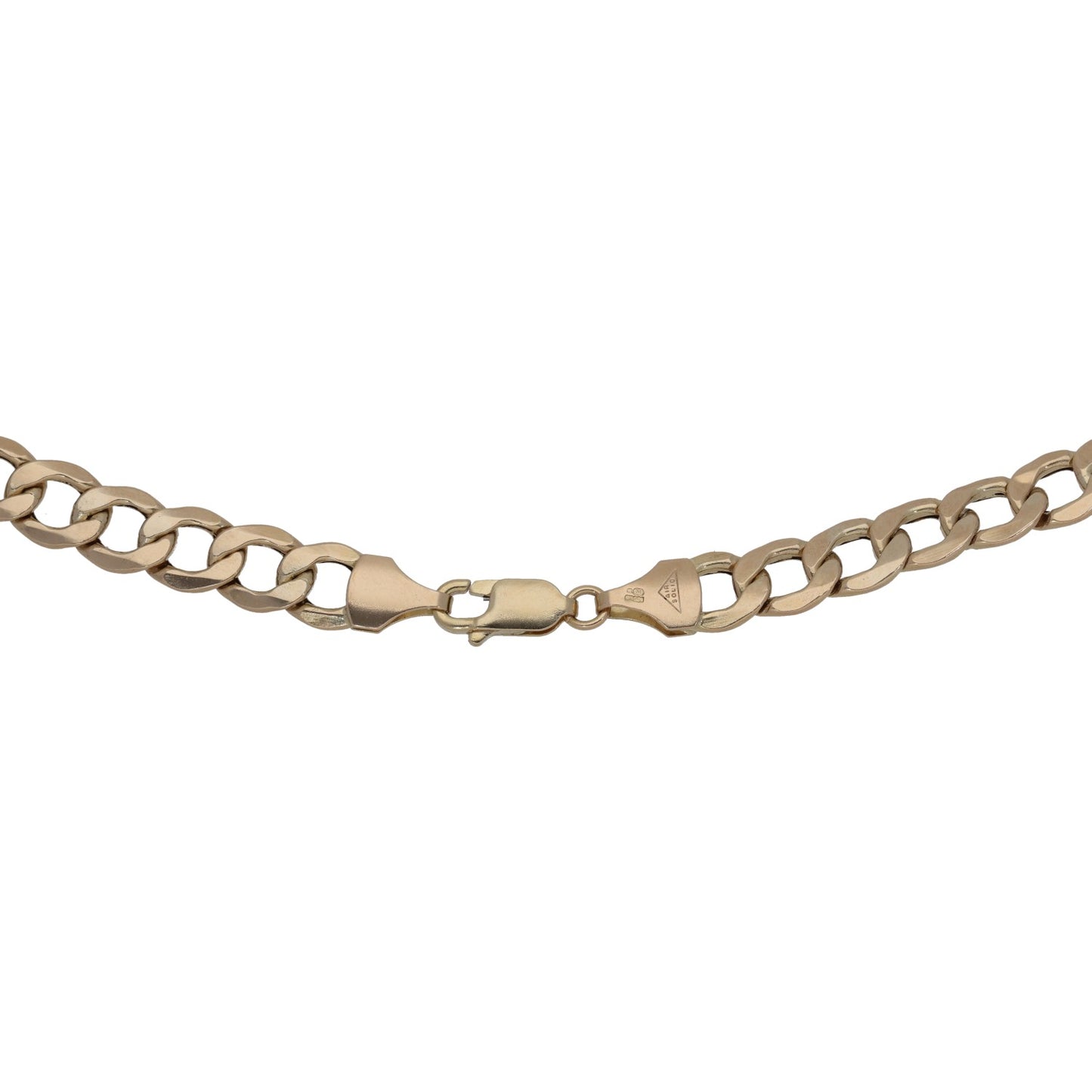 9ct Gold Curb Chain 20"