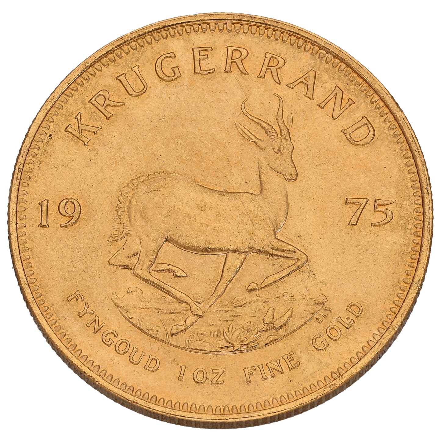 22ct Gold 1 OZ Krugerrand Coin 1975