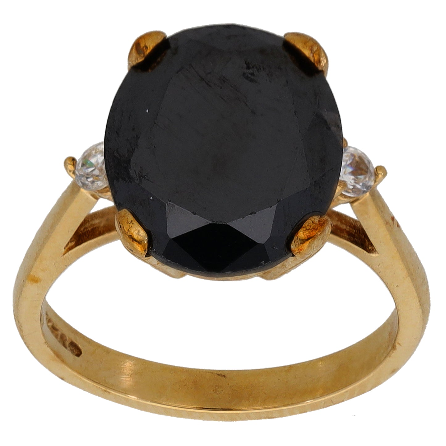 9ct Gold Imitation Dress/Cocktail Ring Size M