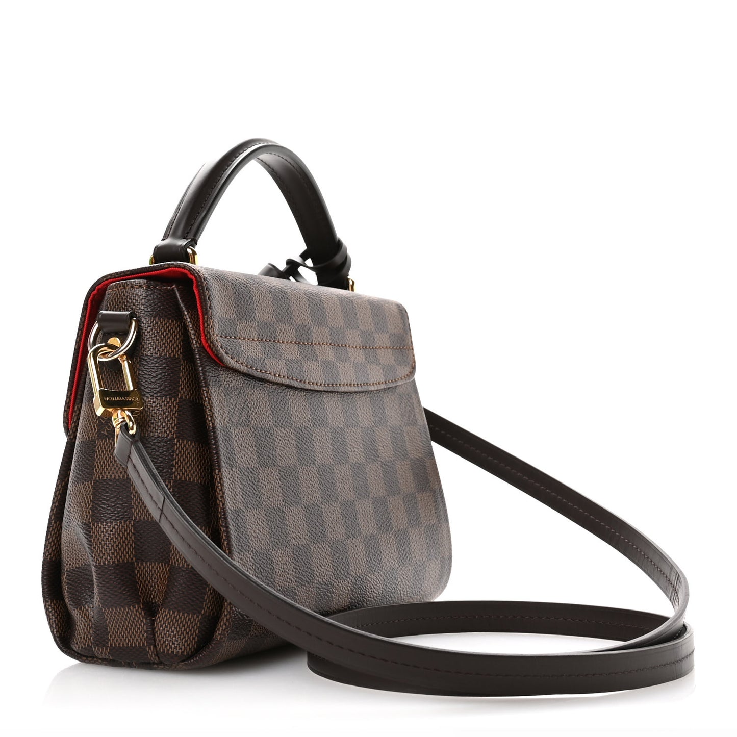 Louis Vuitton Croisette Damier Ebene Coated Canvas Bag - Brown