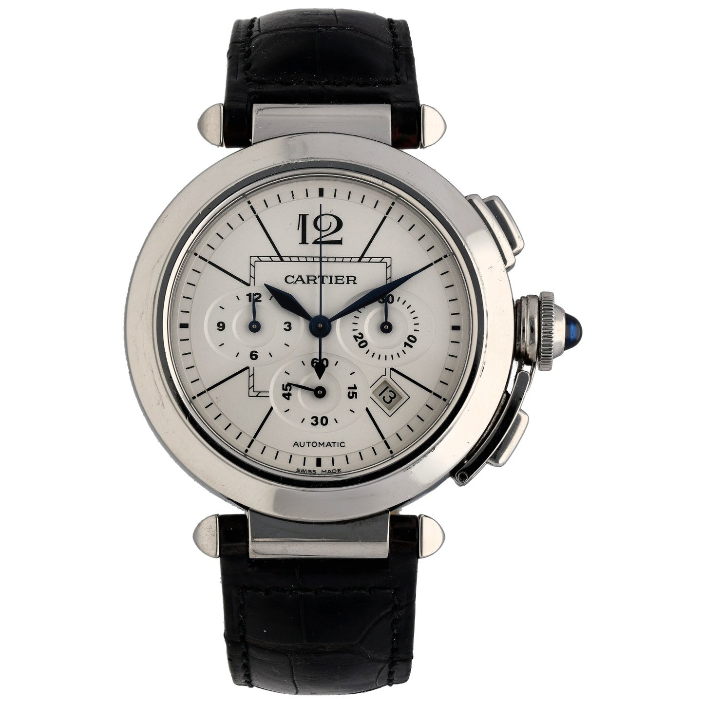 Cartier Pasha W3108555 42mm Stainless Steel Watch