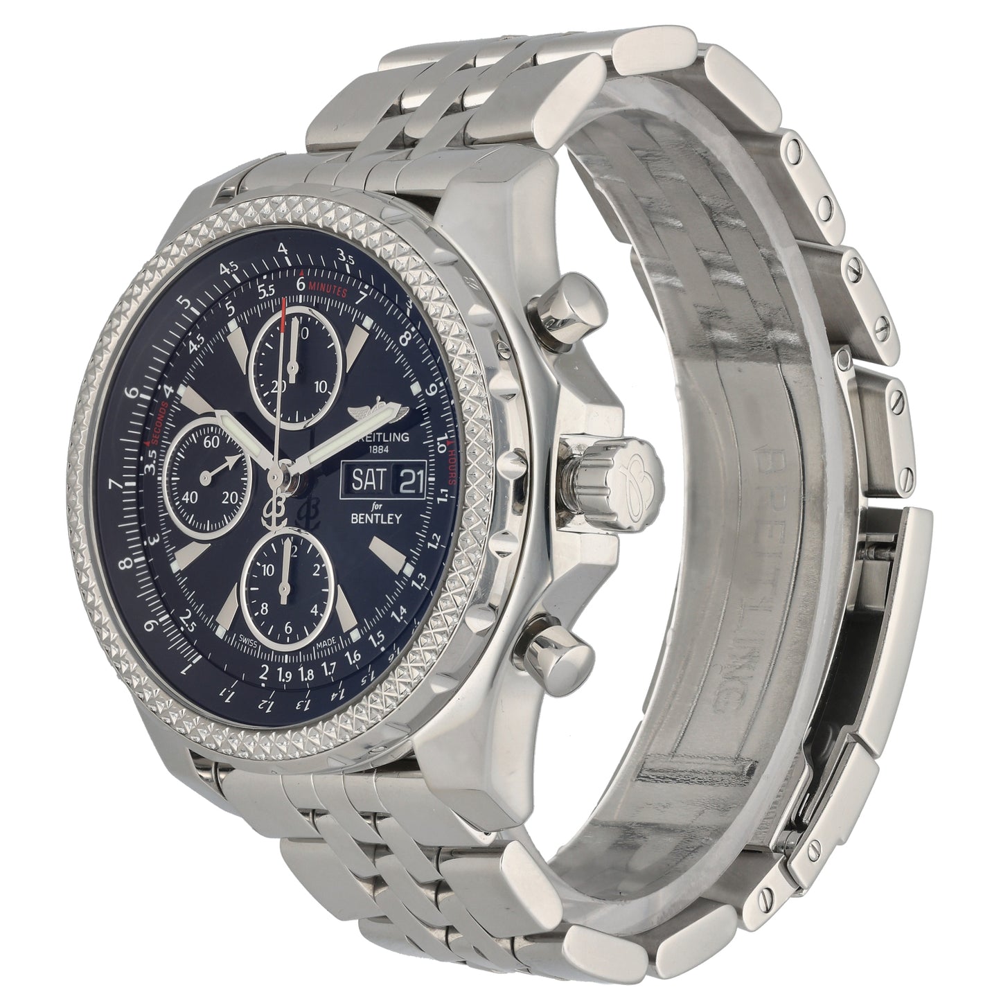 Breitling Bentley A13362 45mm Stainless Steel Watch