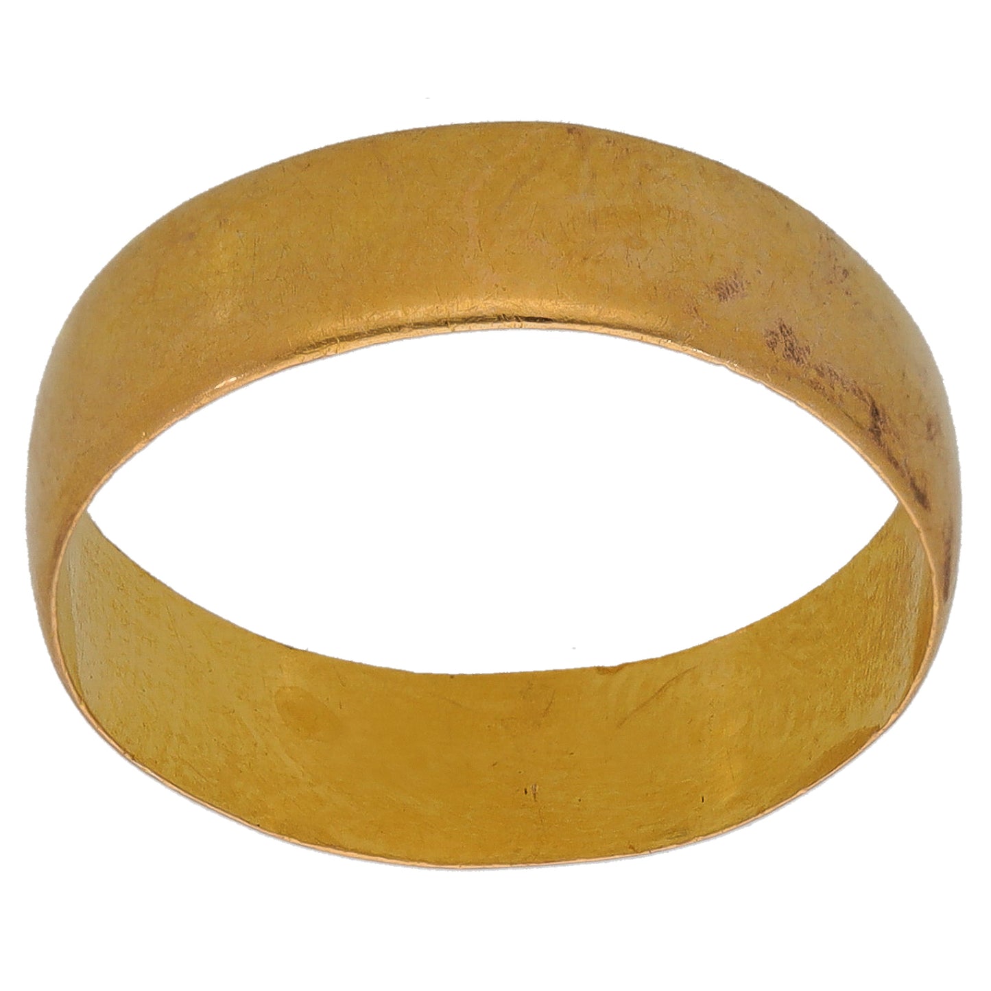 22ct Gold Plain Wedding Ring Size P