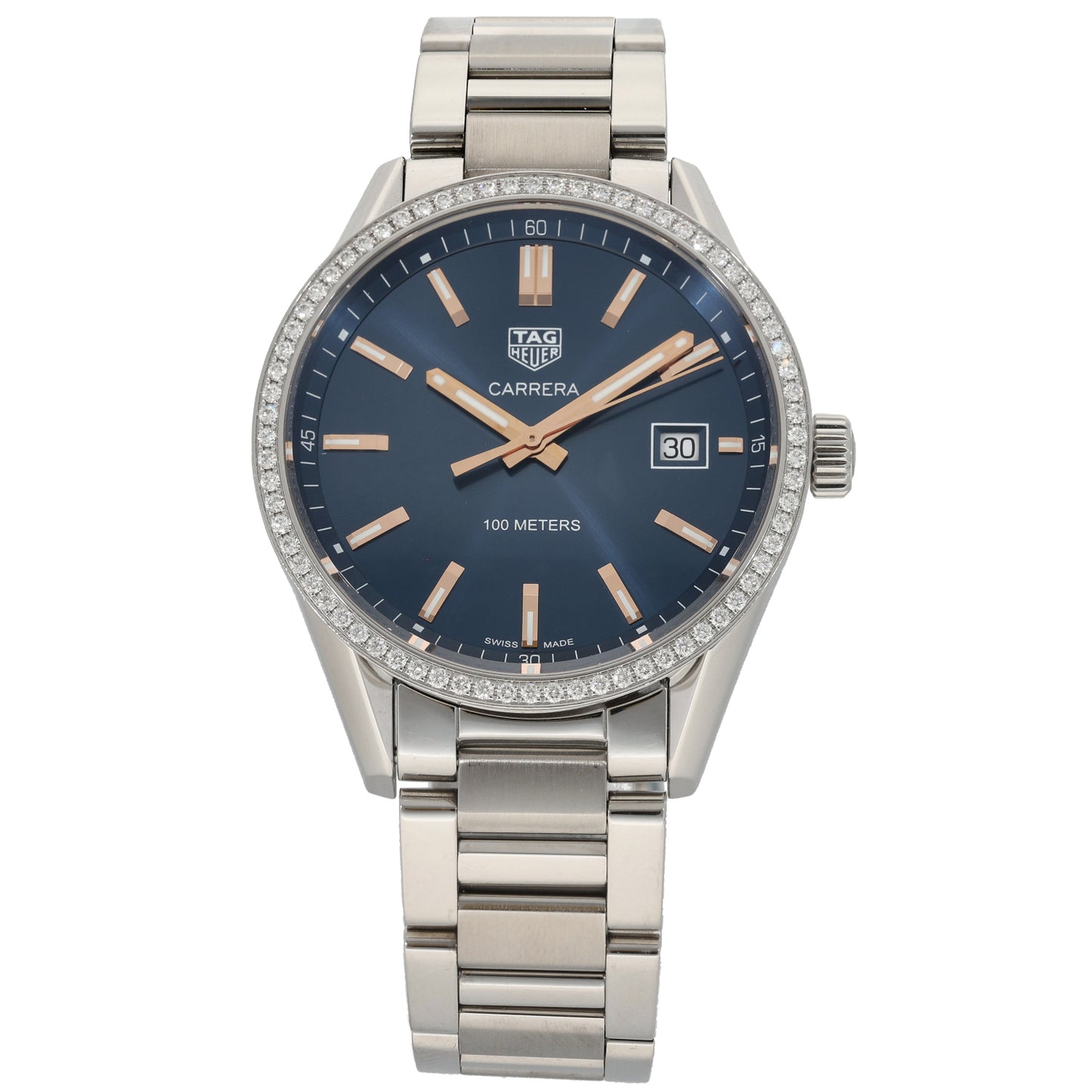 Tag Heuer Carrera WAR1114 39mm Stainless Steel Watch