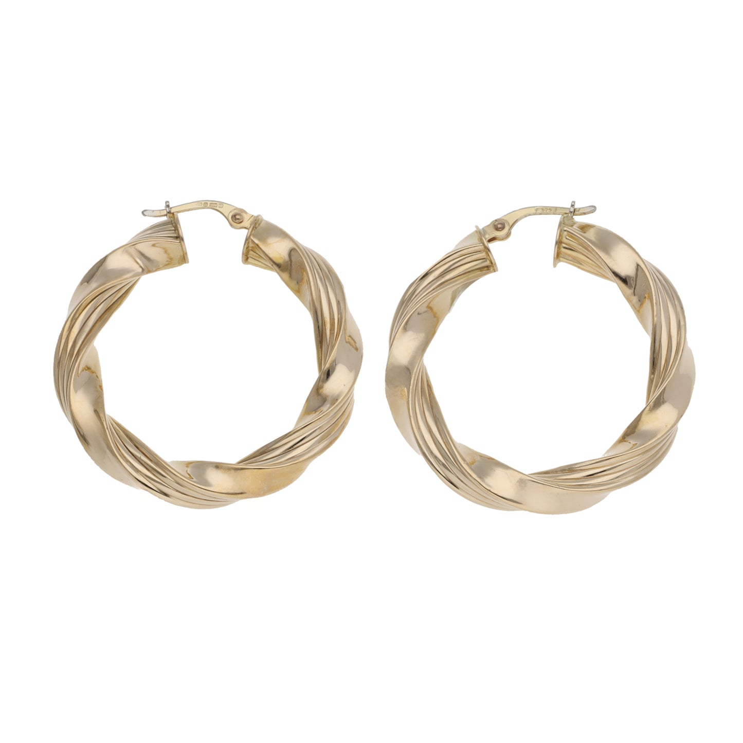 9ct Gold Hoop Earrings