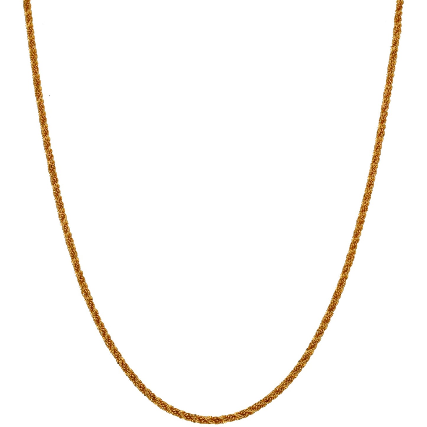 22ct Gold Rope Chain 18"