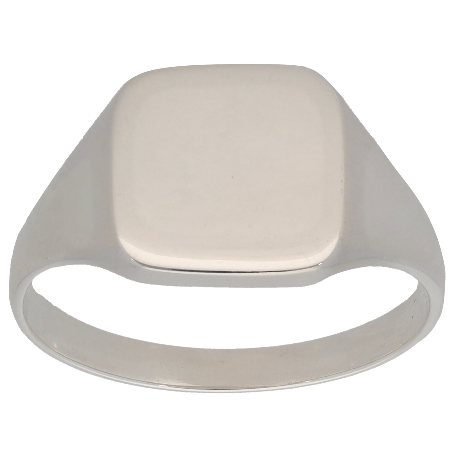 New Sterling Silver Plain Signet Ring