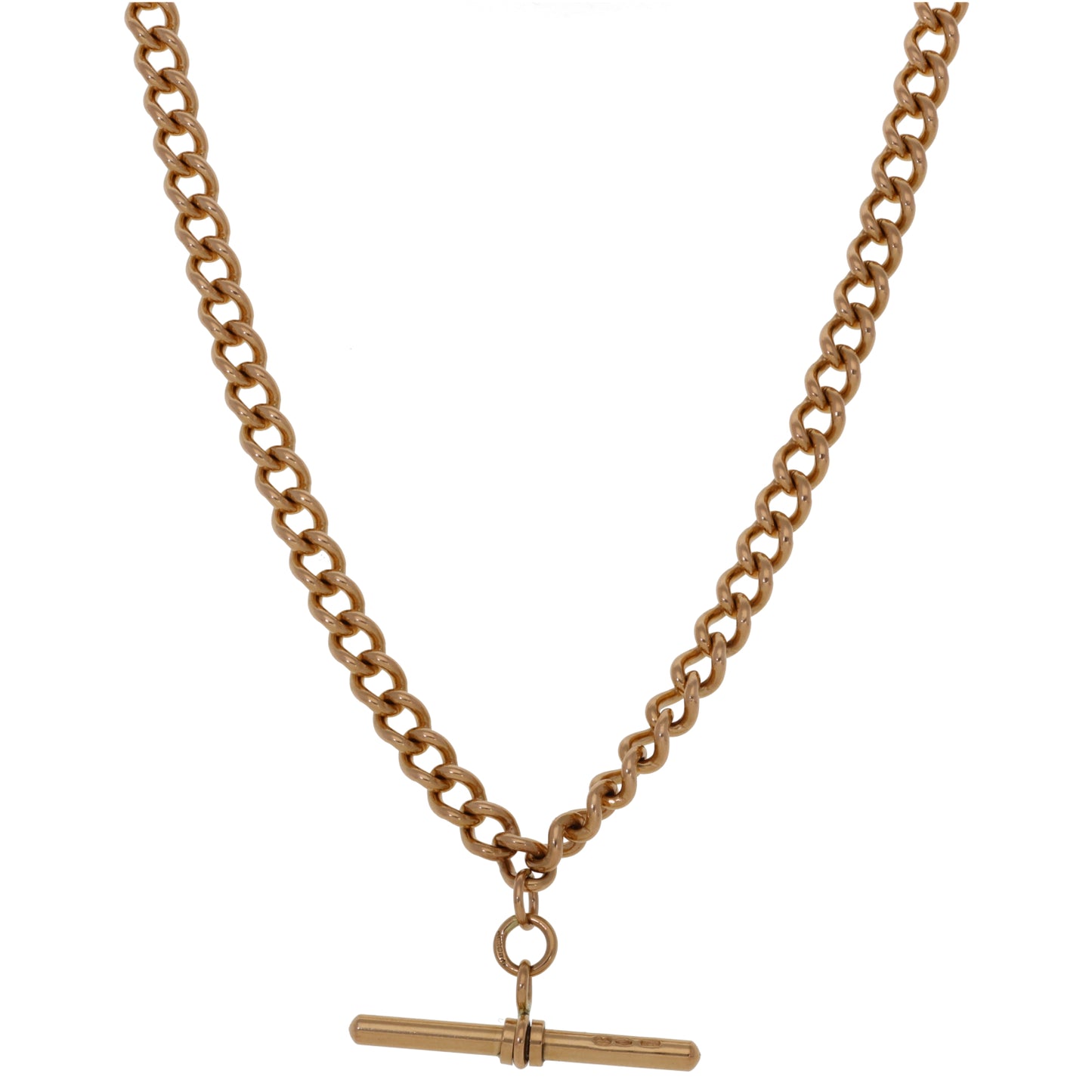 9ct Gold Curb Chain 18"