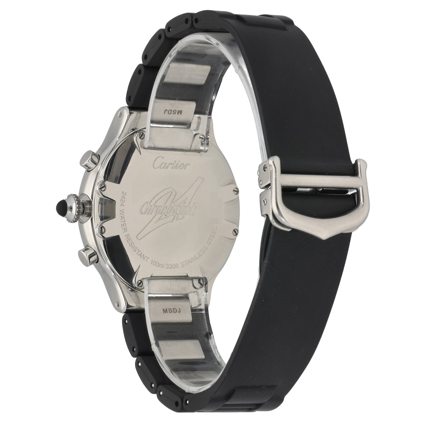 Cartier Chronoscaph 2424 38mm Stainless Steel Watch