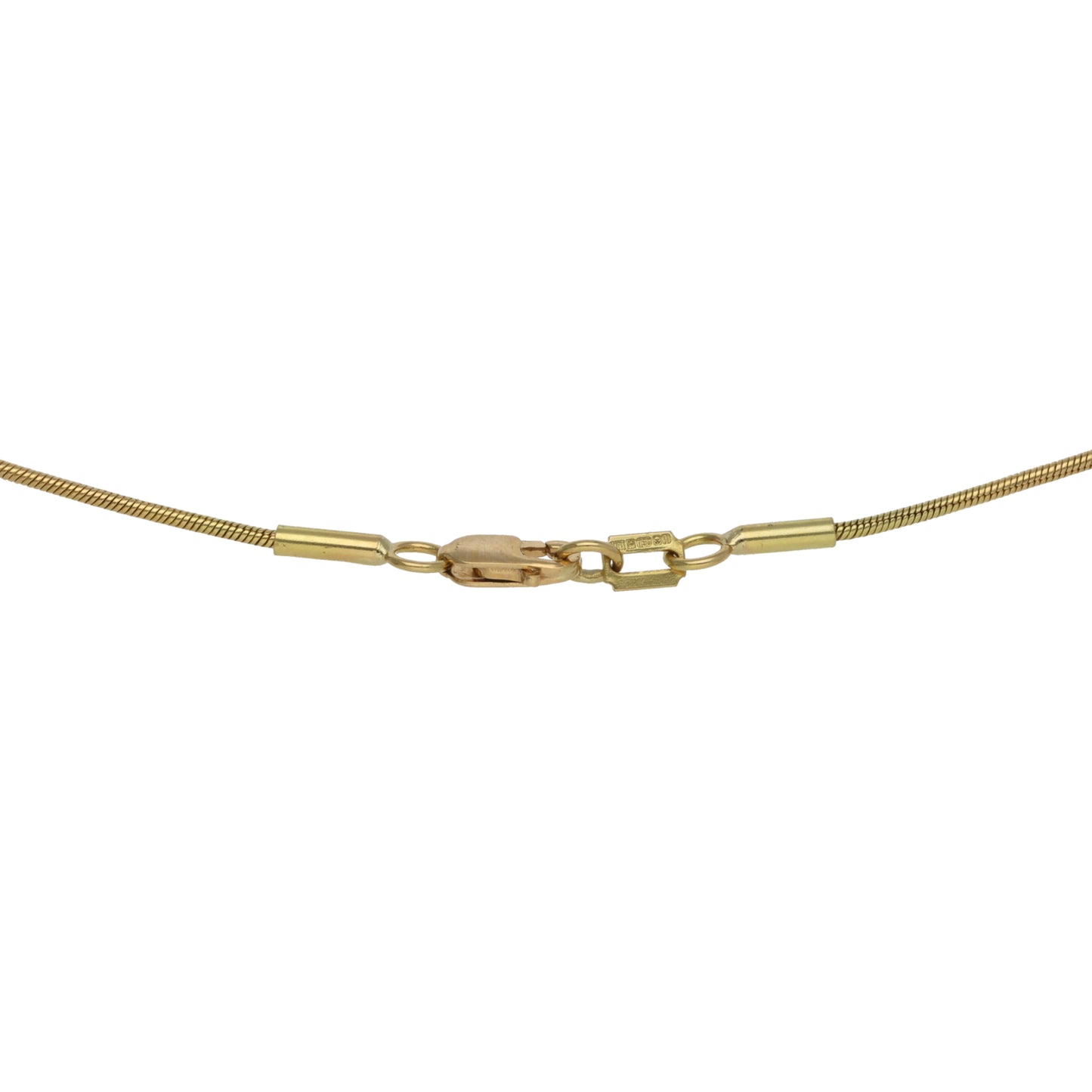18ct Gold Amethyst & 0.40ct Diamond Fancy Necklace 18"