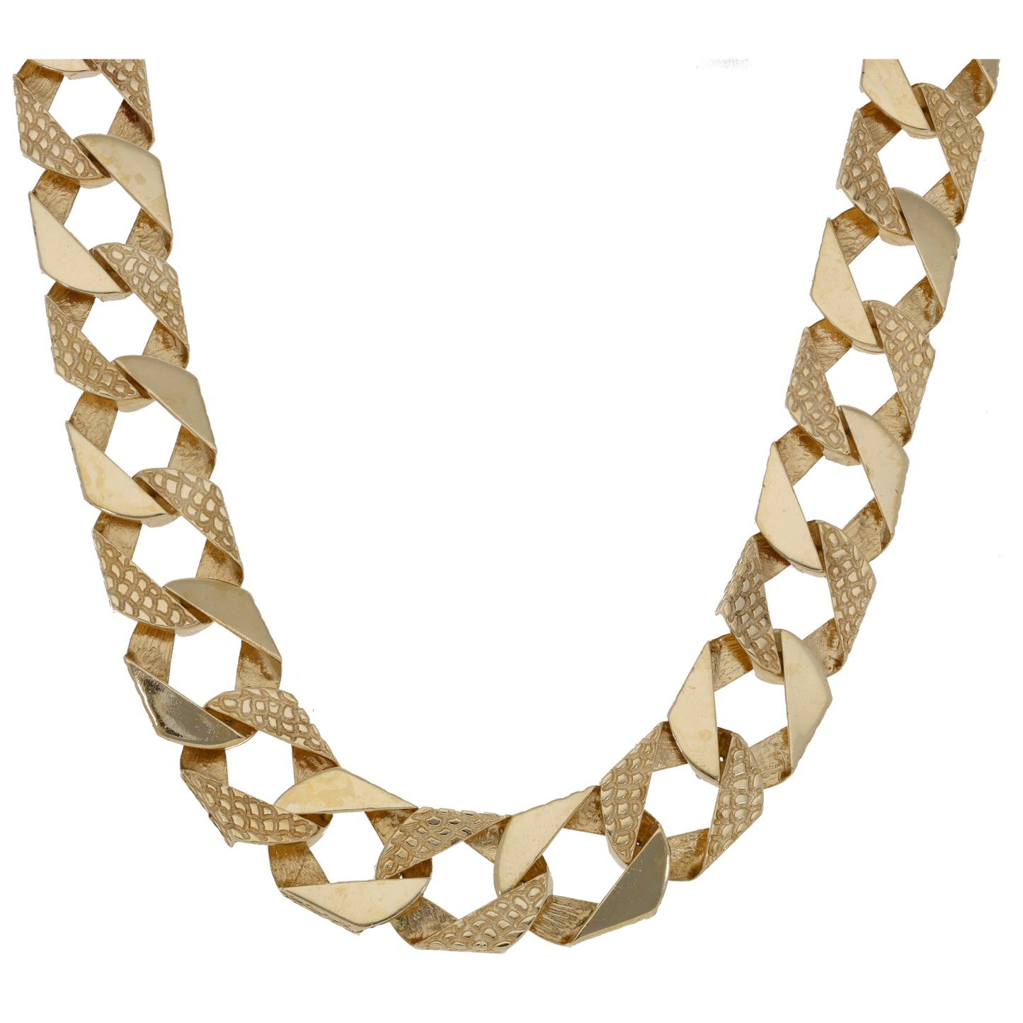 9ct Gold Curb Chain 20"