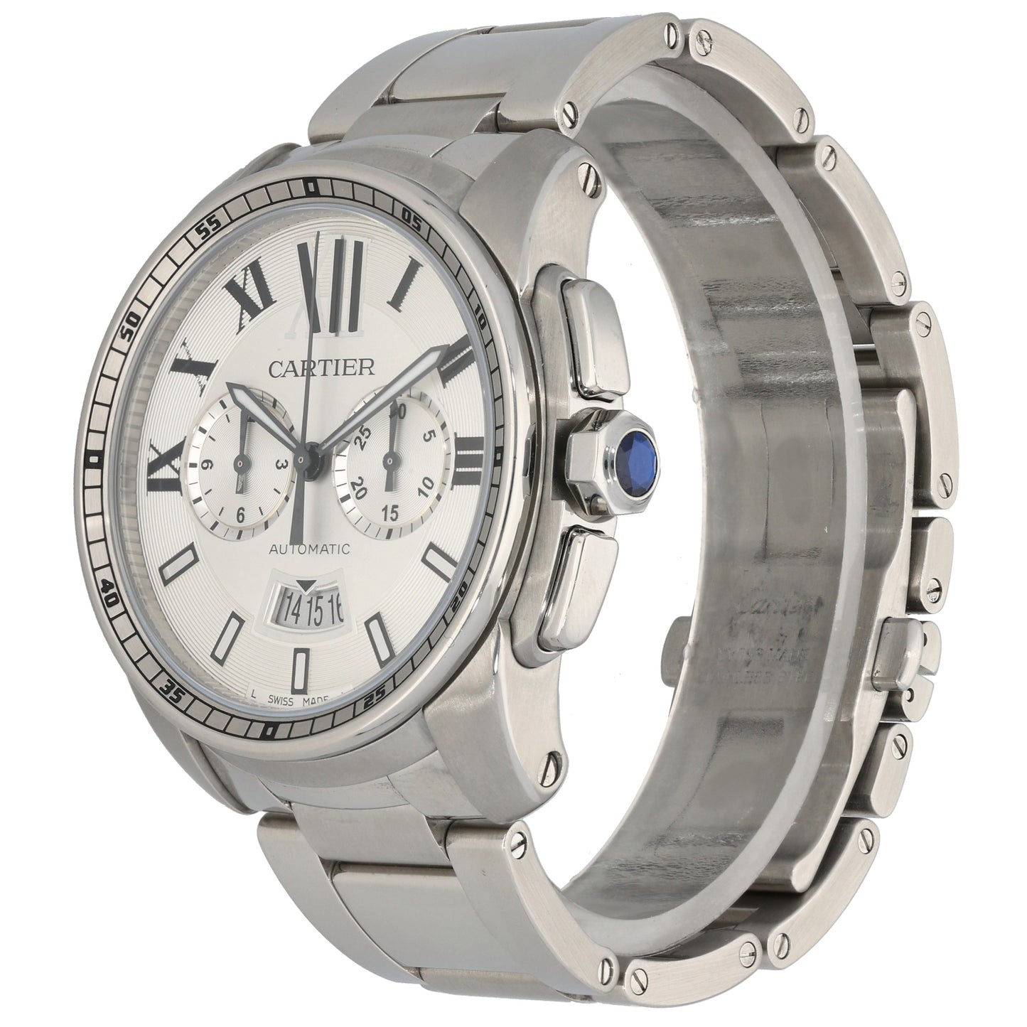Cartier Calibre De Cartier W7100045 42MM Stainless Steel Watch