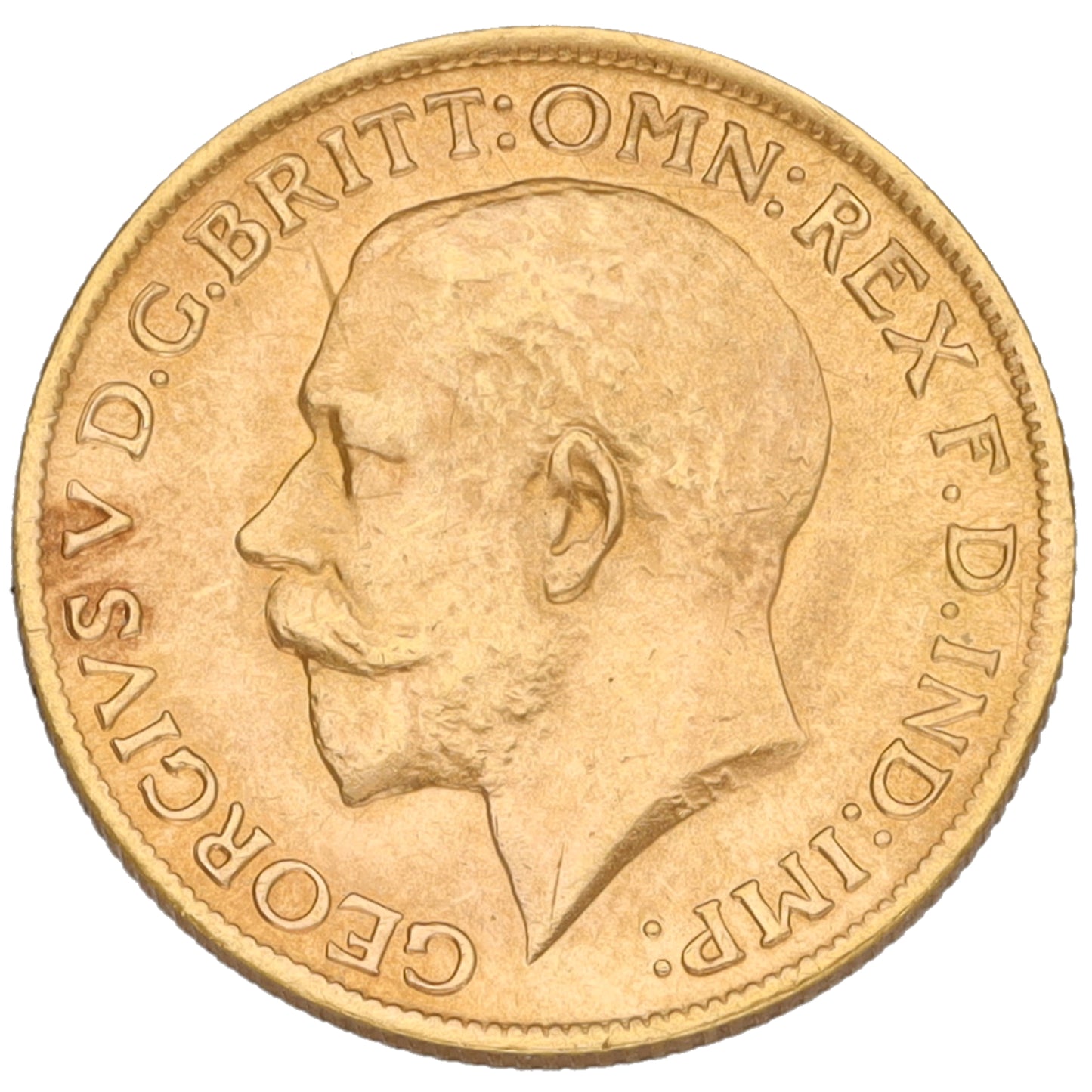 22ct Gold King George V Full Sovereign Coin 1918