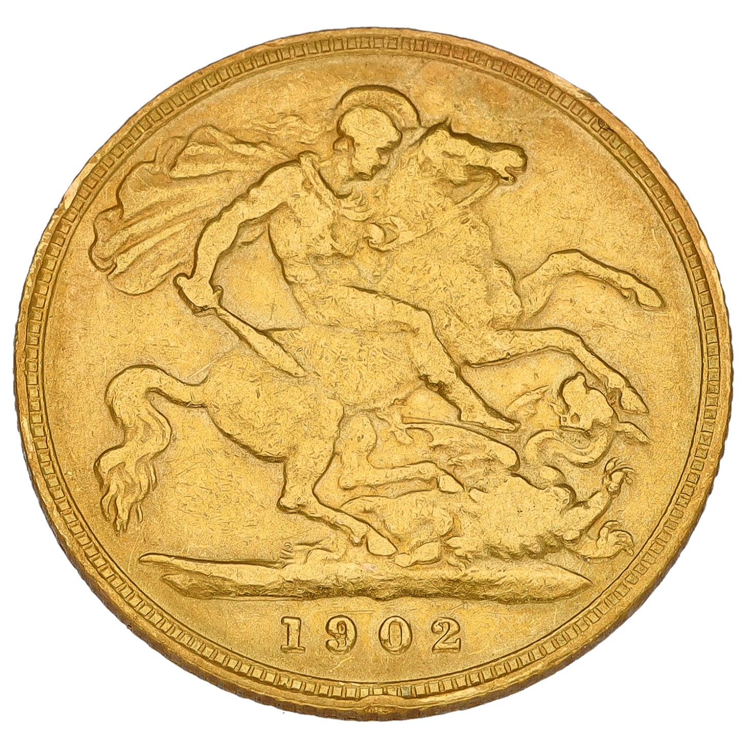 22ct Gold King Edward VII Half Sovereign 1902
