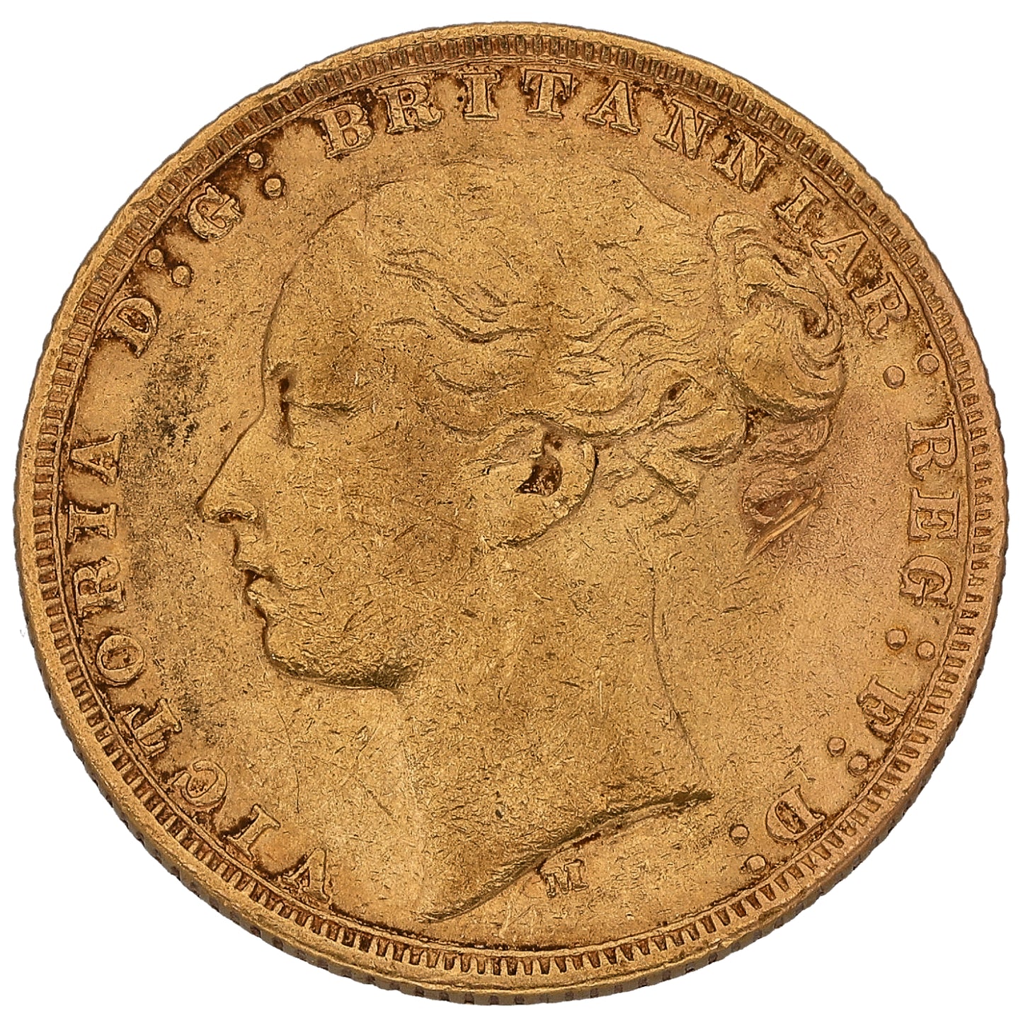 22ct Gold Queen Victoria Full Sovereign Coin 1880