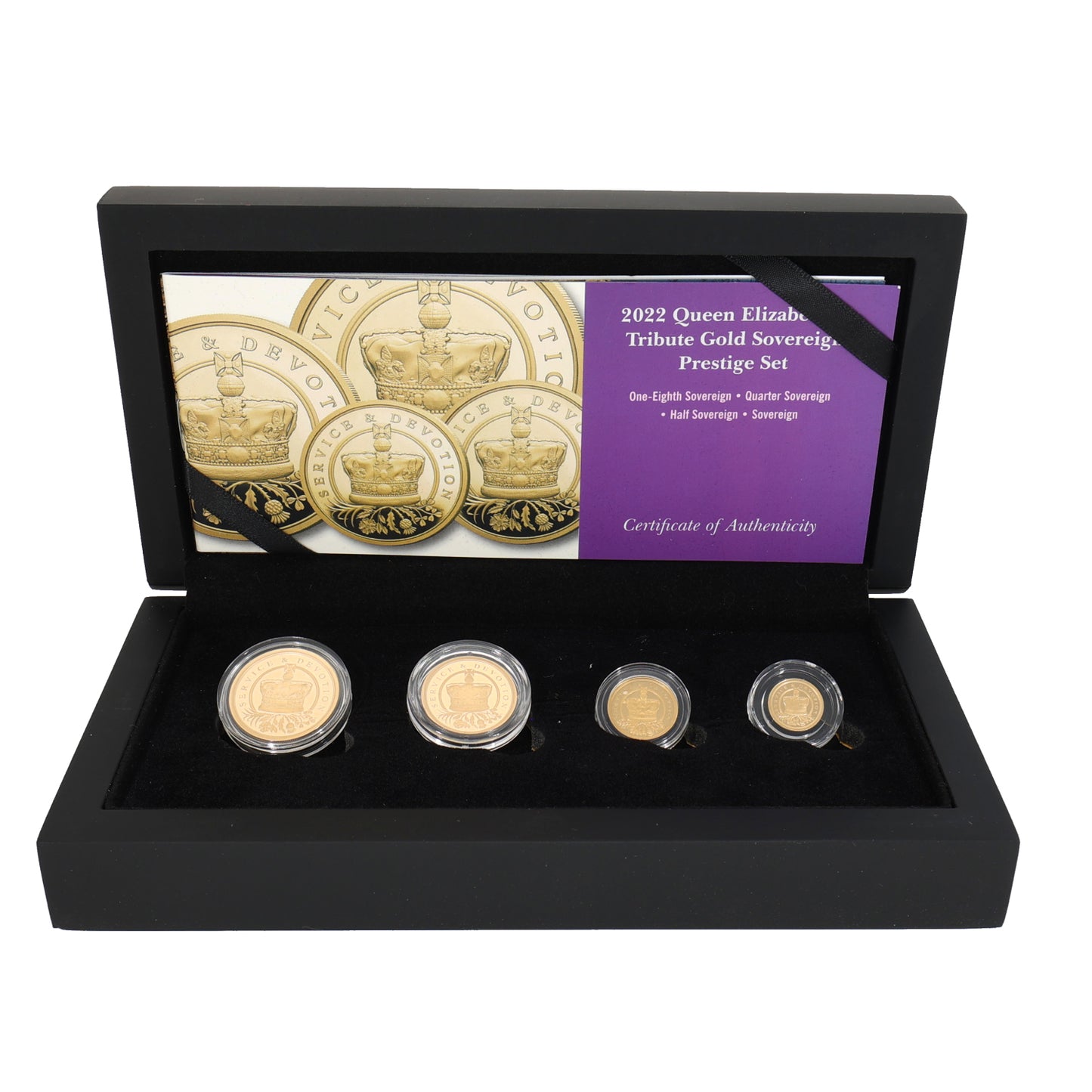 22ct Gold Queen Elizabeth II Service & Devotion Coin Set 2022