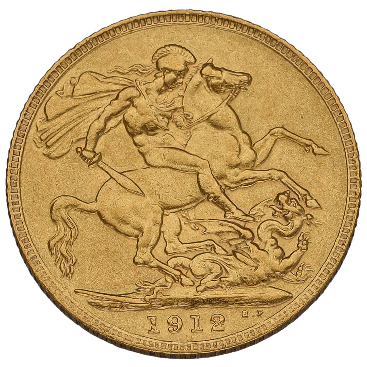 22ct Gold King George V Full Sovereign Coin 1912