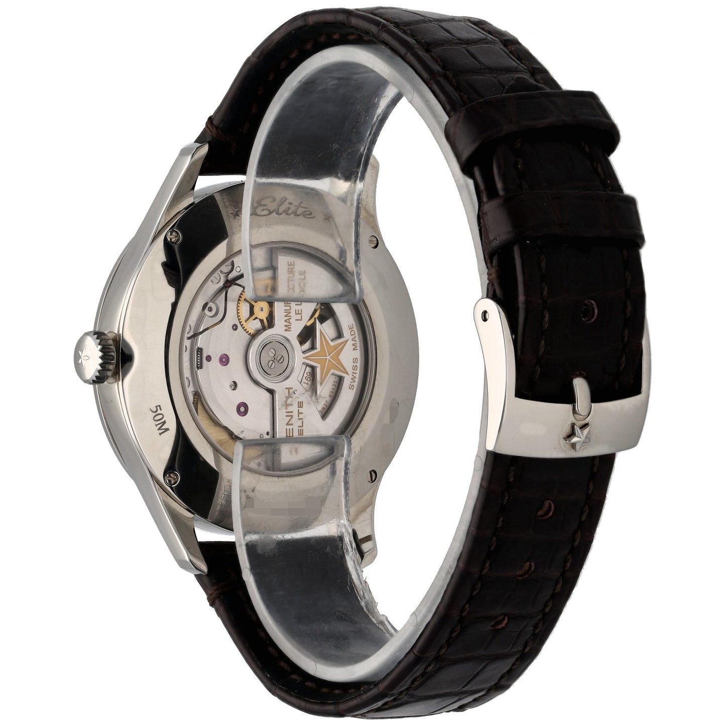 Zenith Elite Moonphase 03.2143.691/01.C498 40mm Stainless Steel Watch