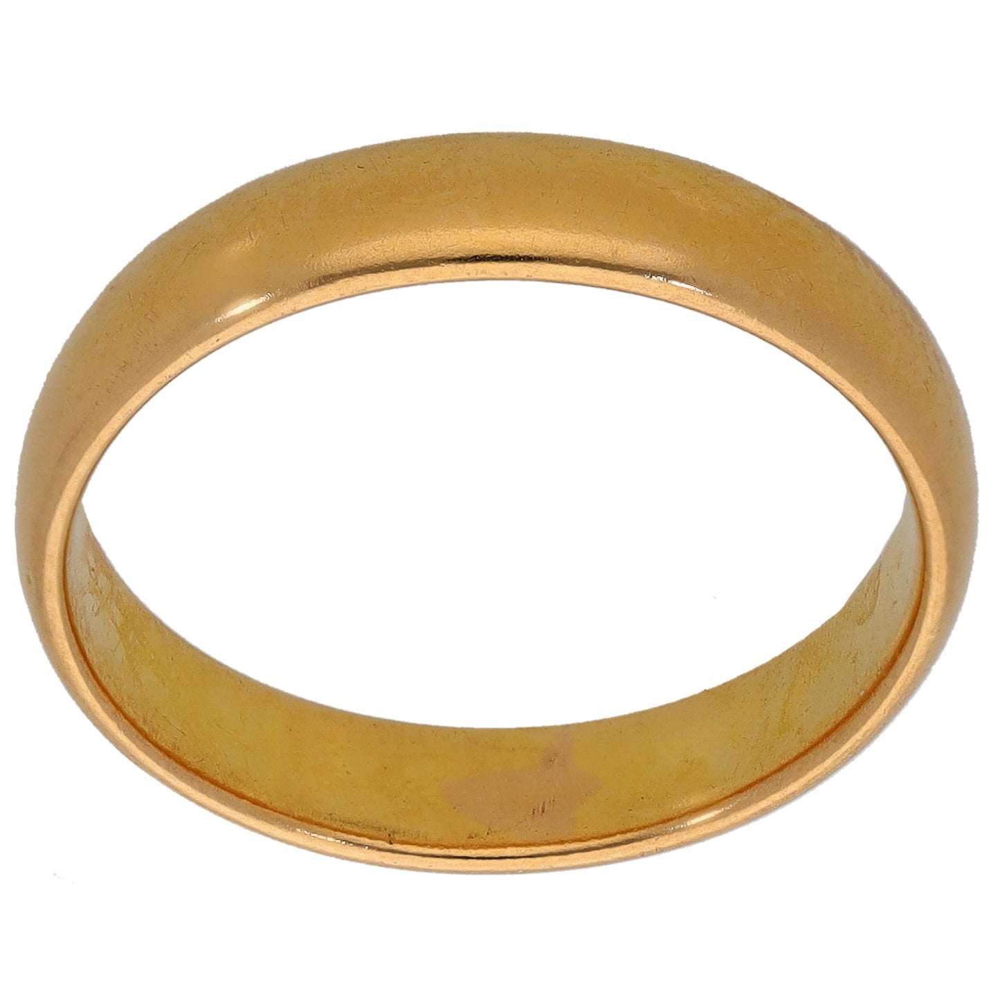 22ct Gold Plain Wedding Ring Size R