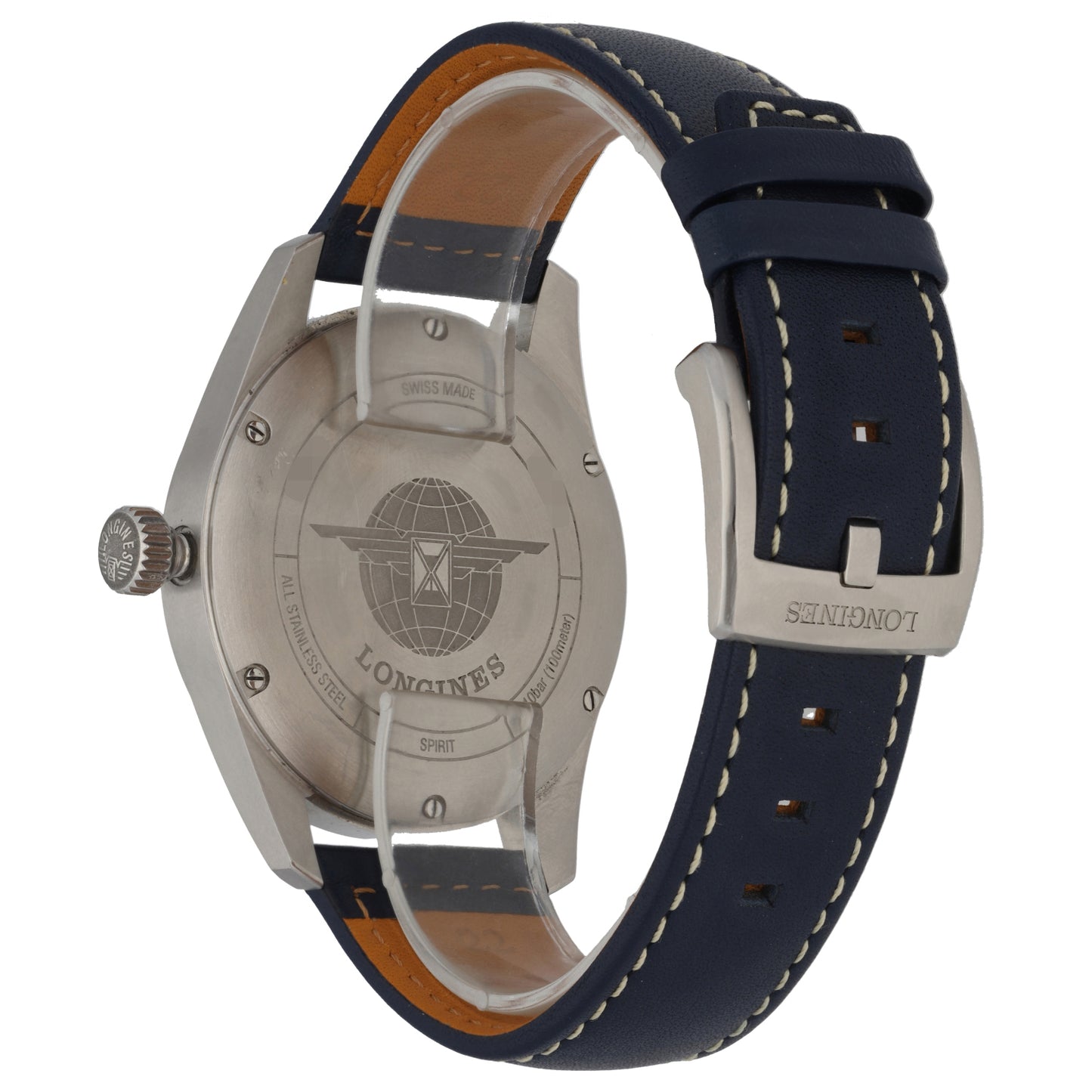 Longines Spirit L3.811.4 42mm Stainless Steel Watch