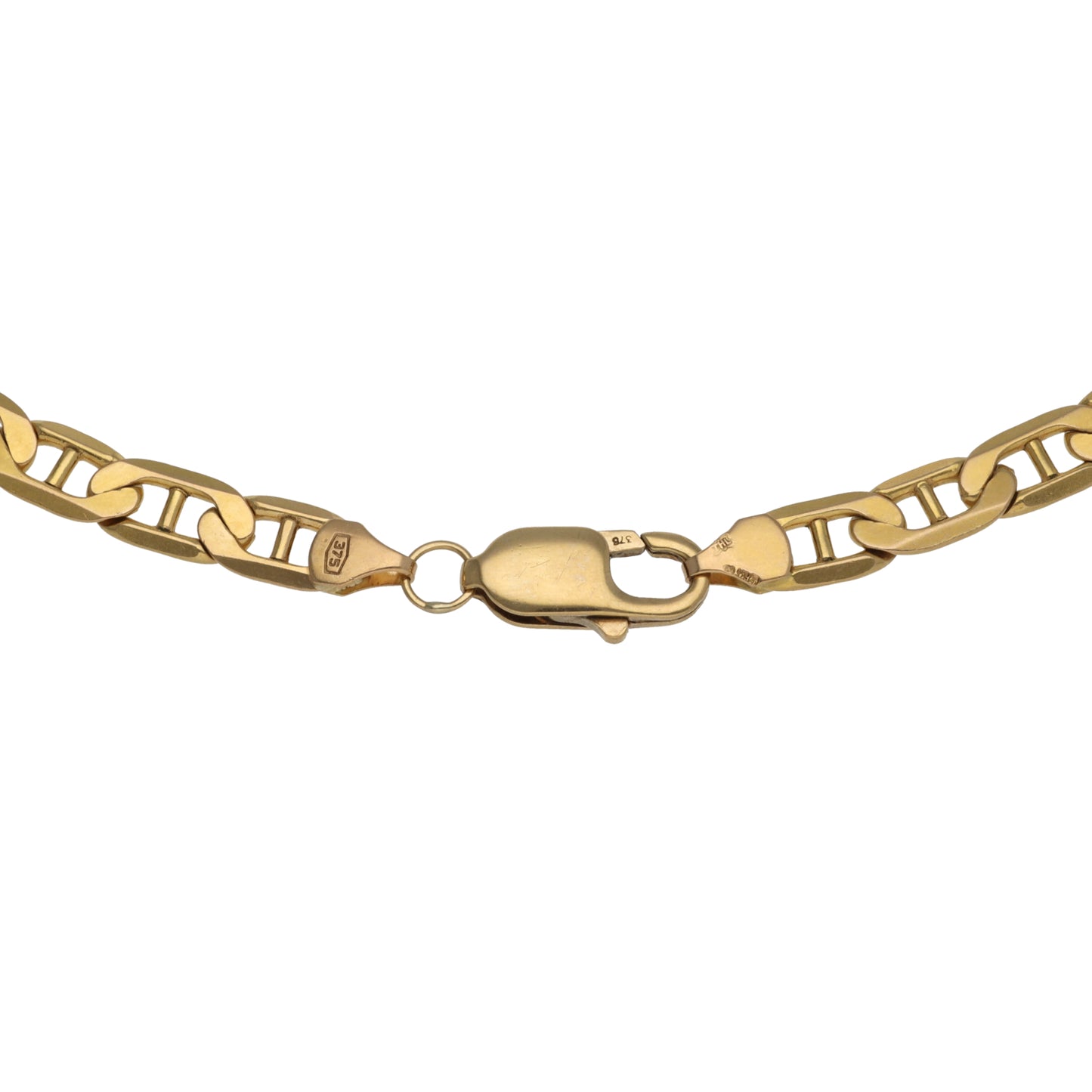 9ct Gold Anchor Chain 18"