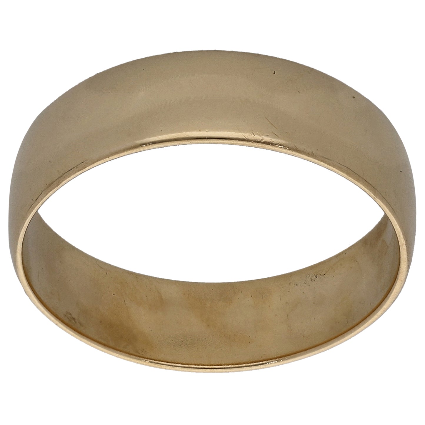 9ct Gold Plain Wedding Ring Size U