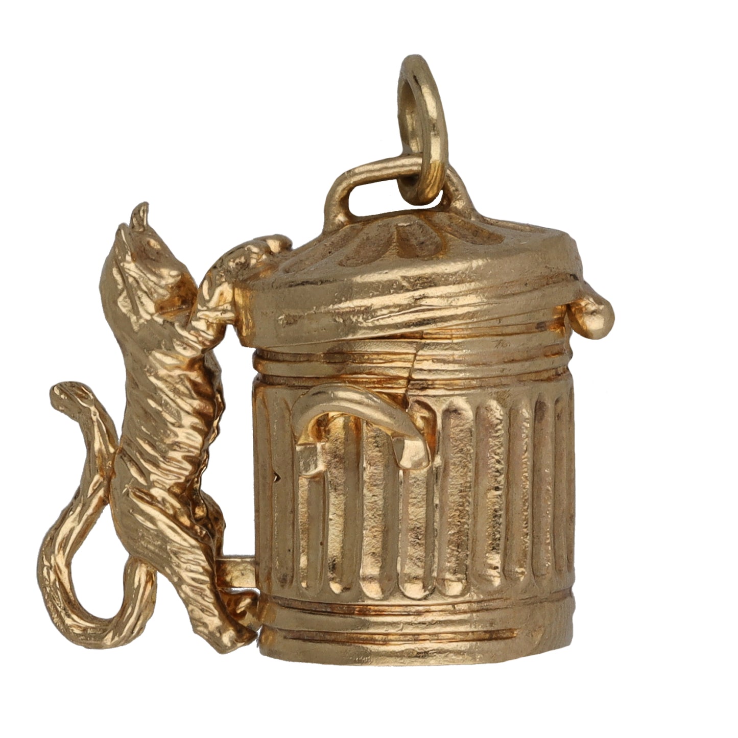 9ct Gold Cat Pendant