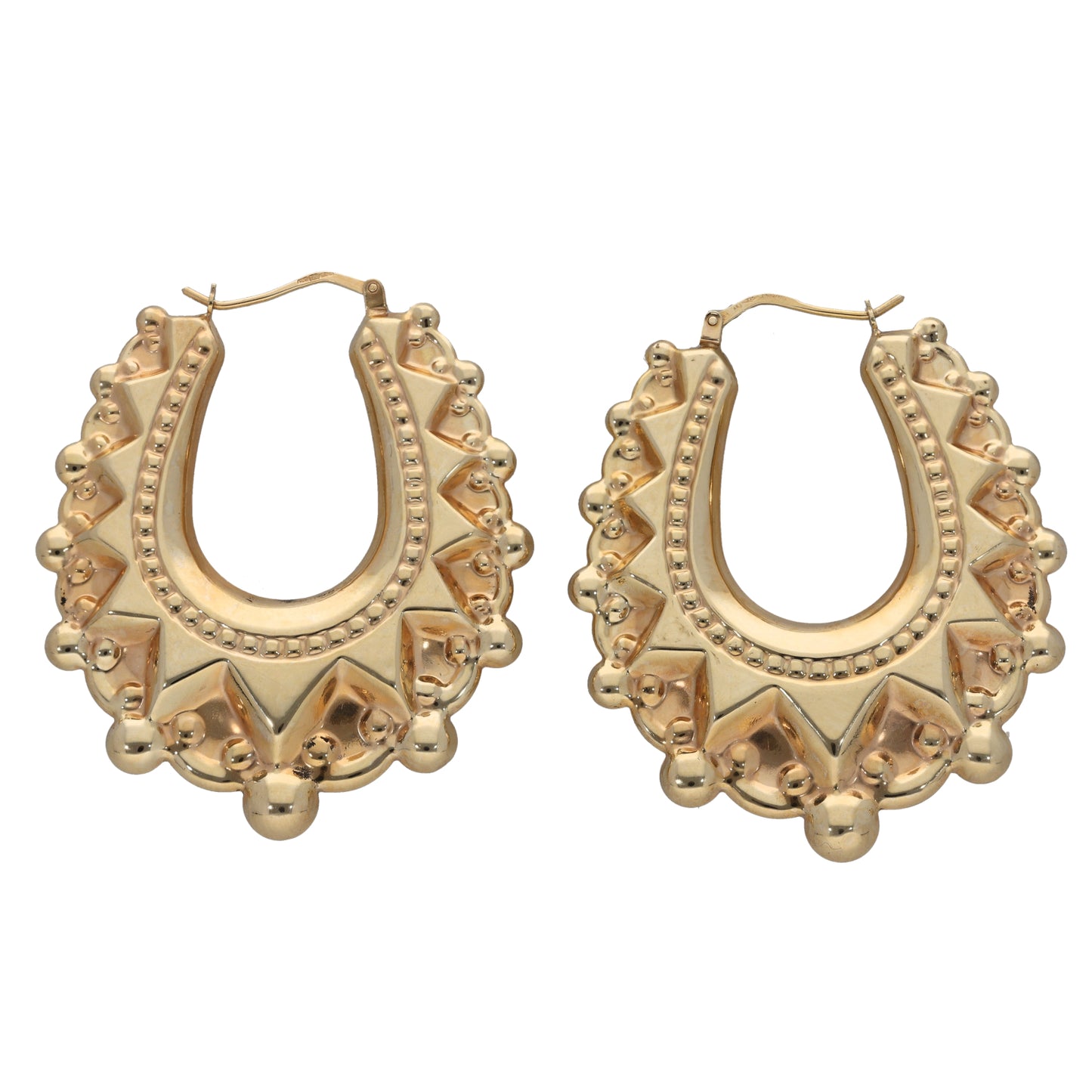 9ct Gold Creole Earrings