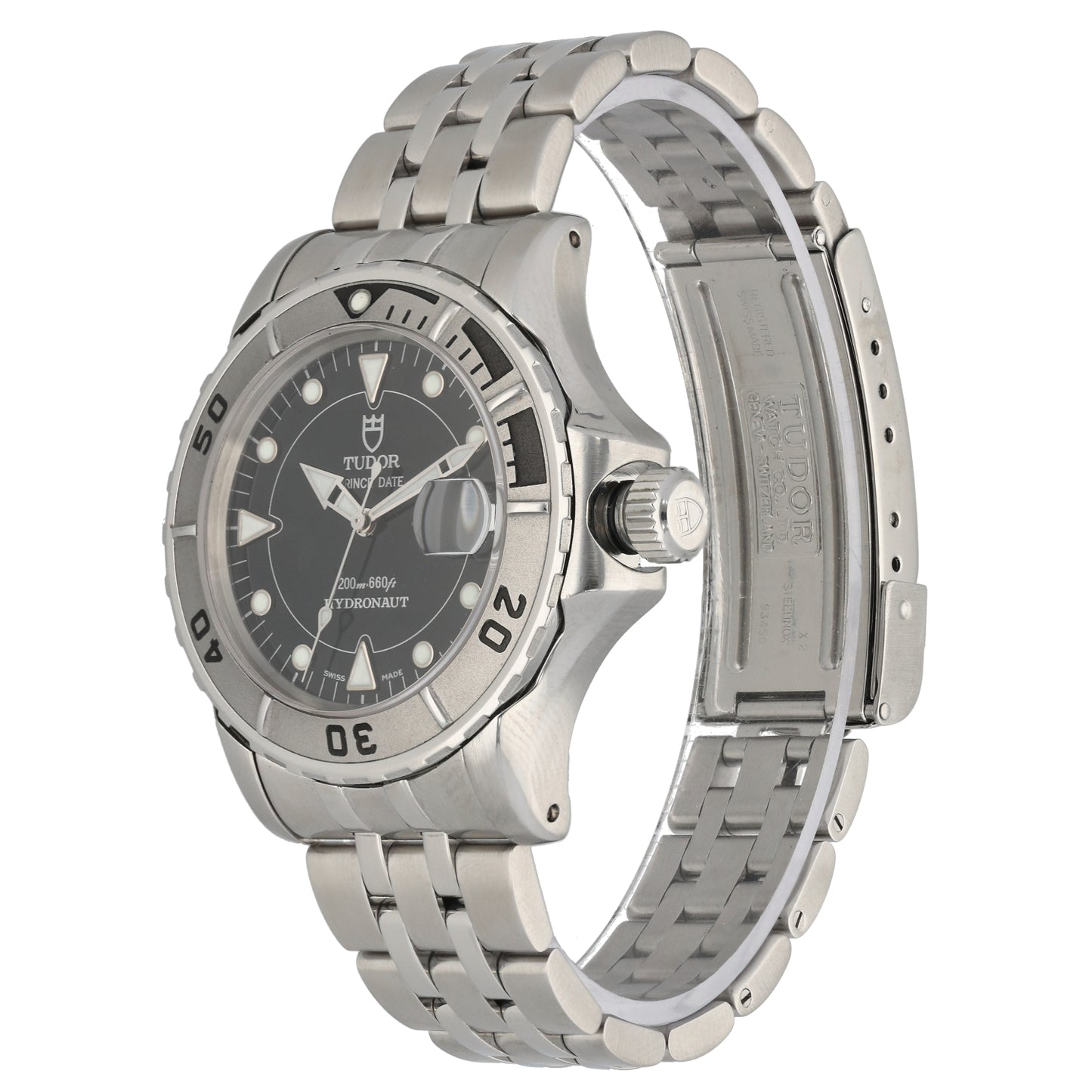 Tudor Hydronaut 89190 40.5mm Stainless Steel Watch